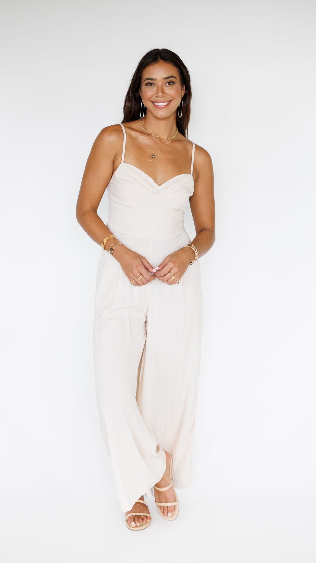 Morena Jumpsuit / Creamy Khush Clothing