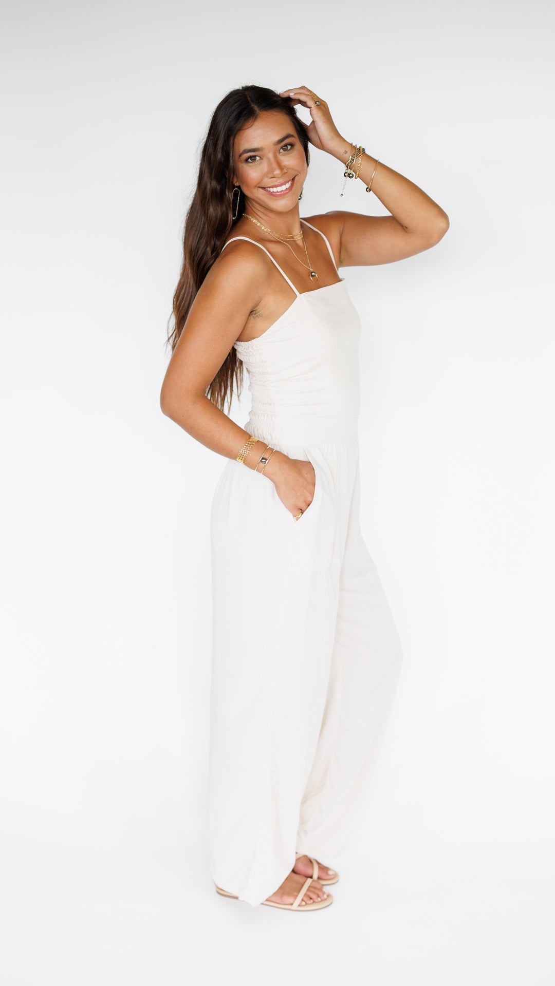 Jade Jumpsuit / Creamy Khush Clothing