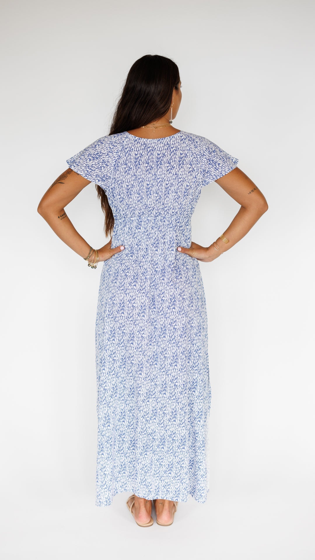 Leilani Dress / Mamba Blue Khush Clothing