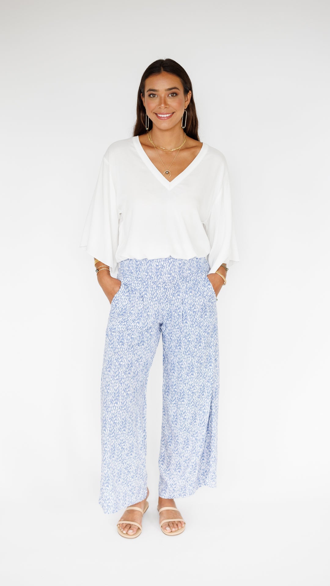 Johanna Pant / Mamba Blue Khush Clothing
