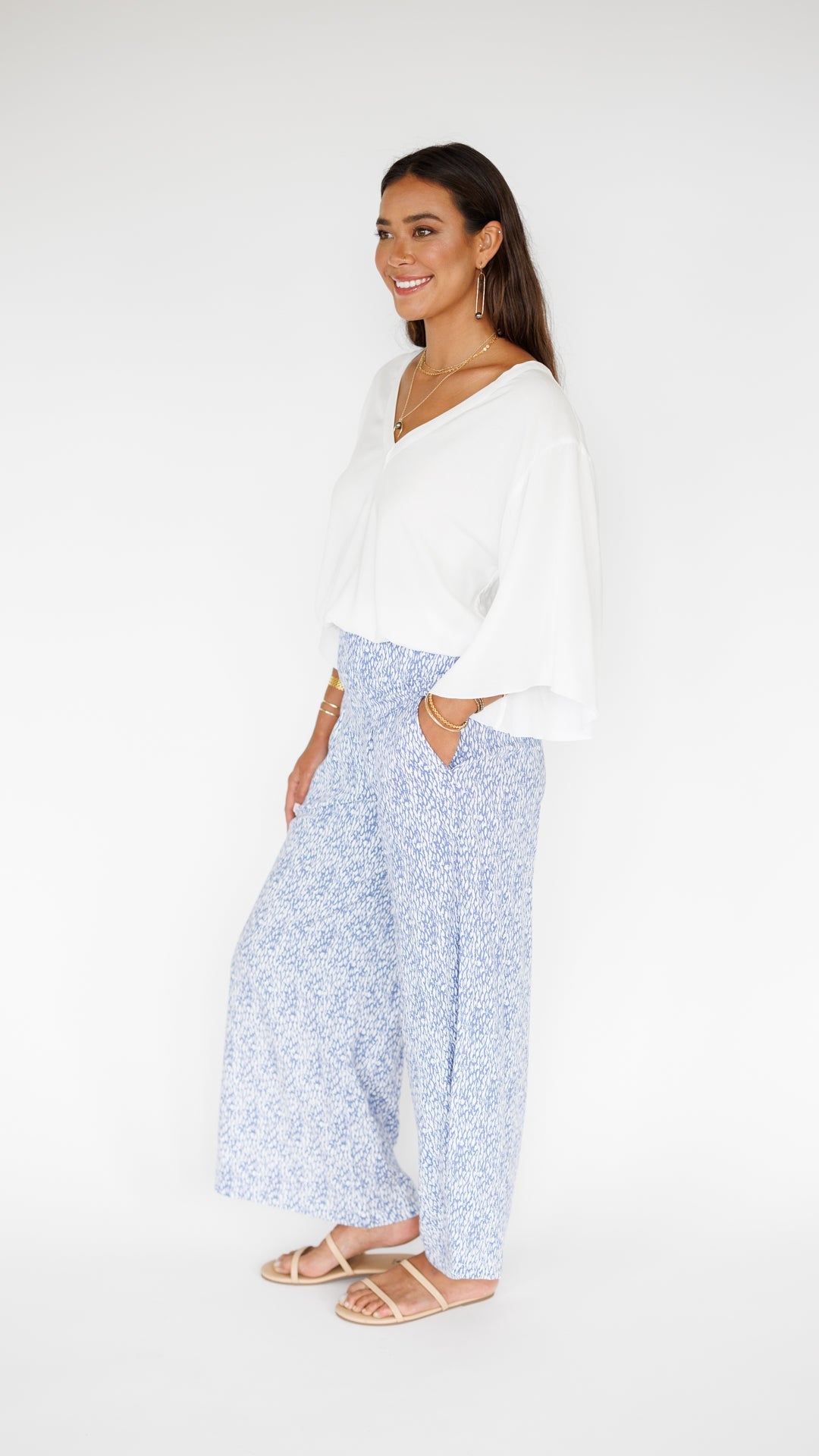 Johanna Pant / Mamba Blue Khush Clothing