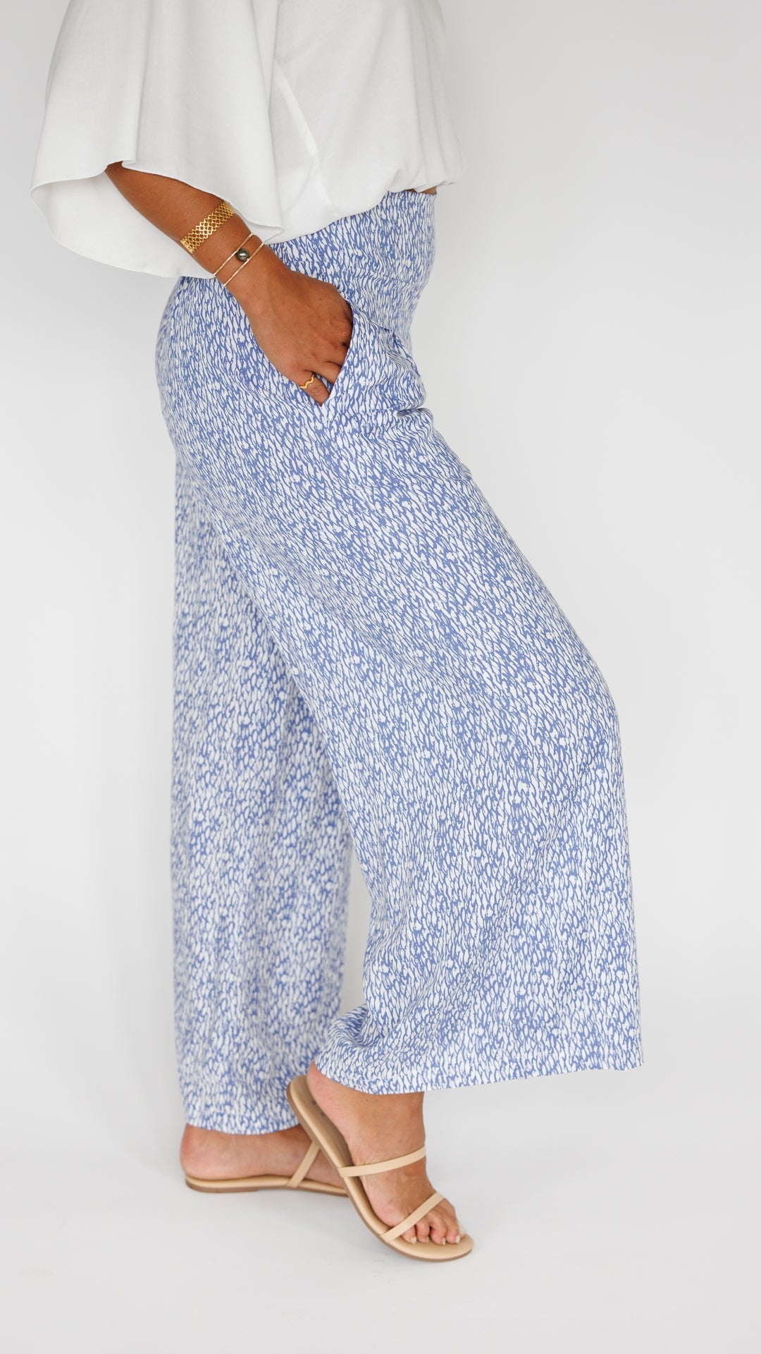 Johanna Pant / Mamba Blue Khush Clothing