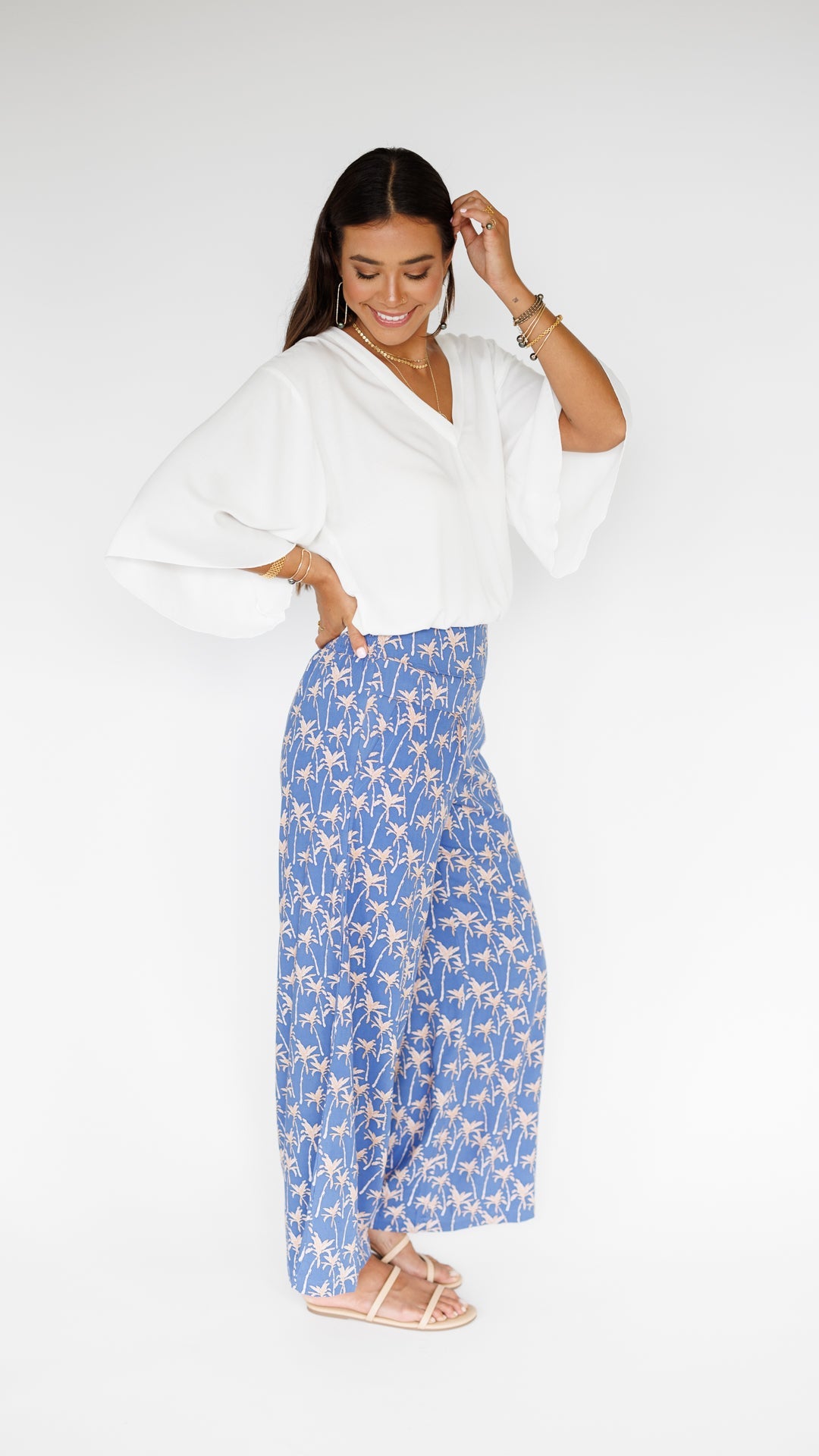 Johanna Pant / Palm Indigo Khush Clothing