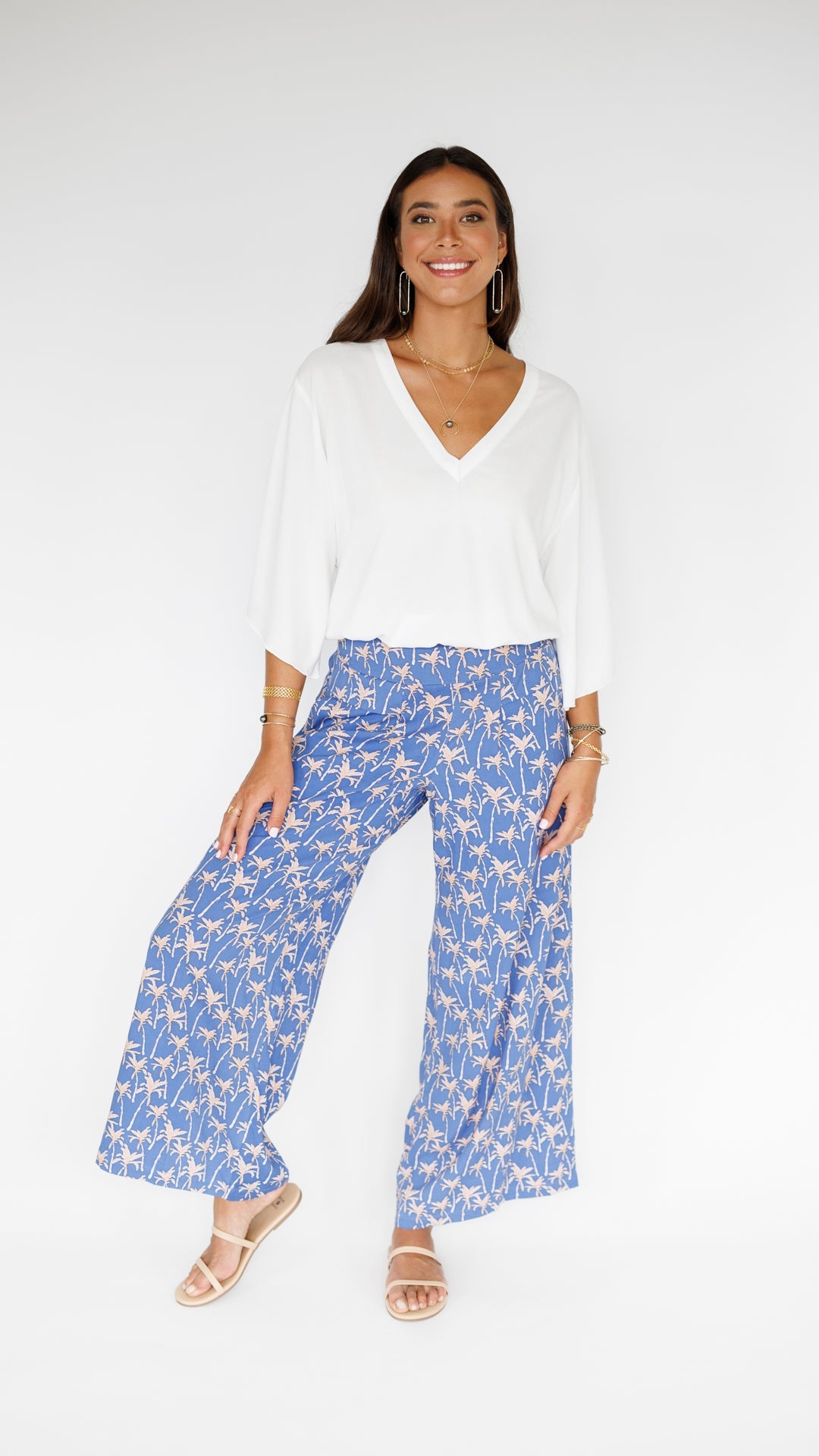 Johanna Pant / Palm Indigo Khush Clothing