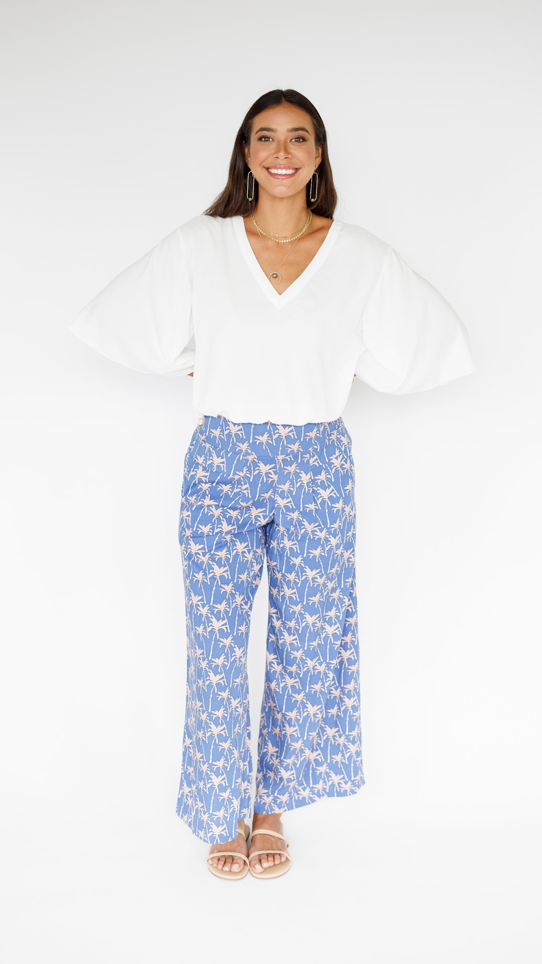 Johanna Pant / Palm Indigo Khush Clothing