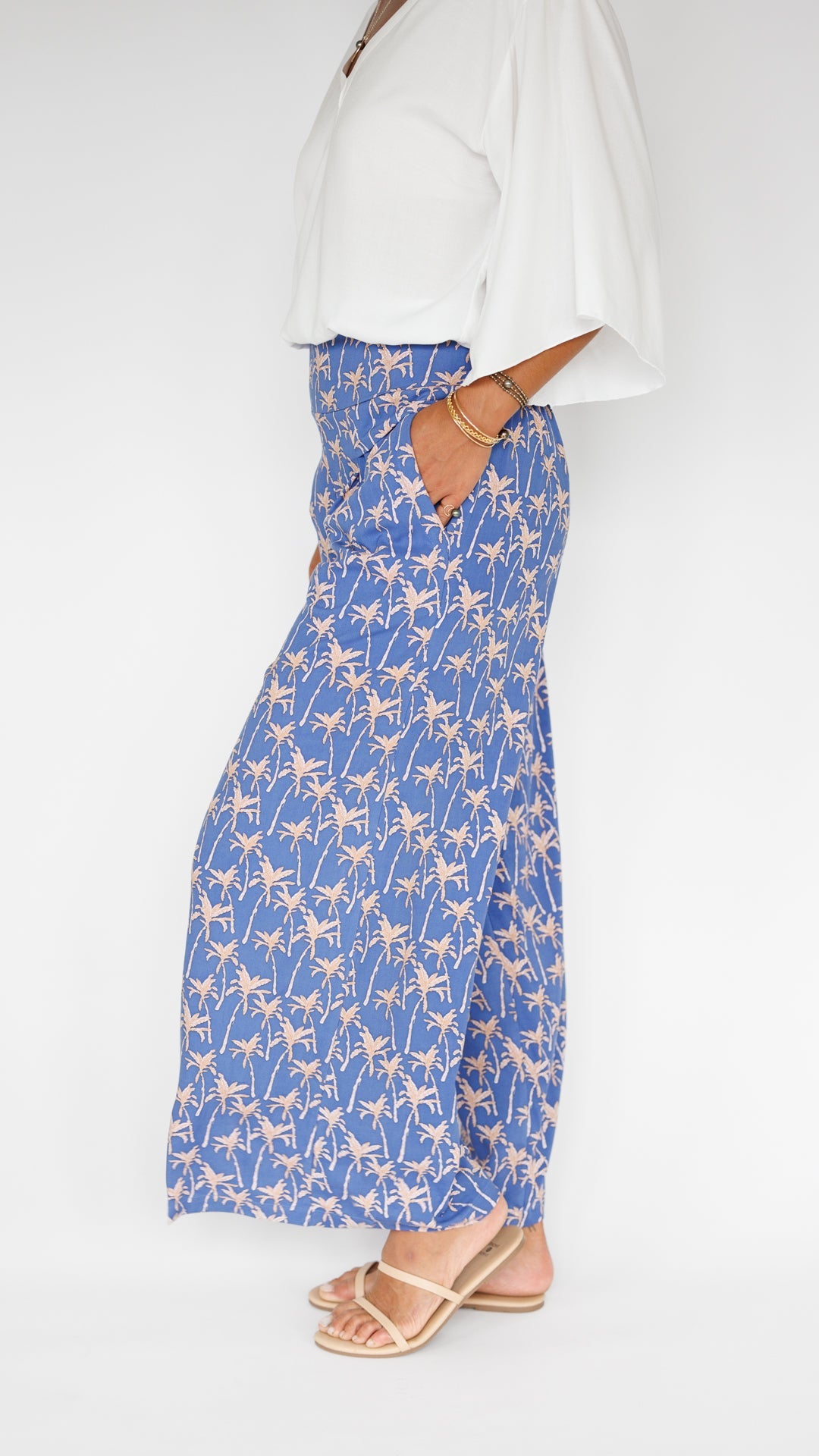 Johanna Pant / Palm Indigo Khush Clothing