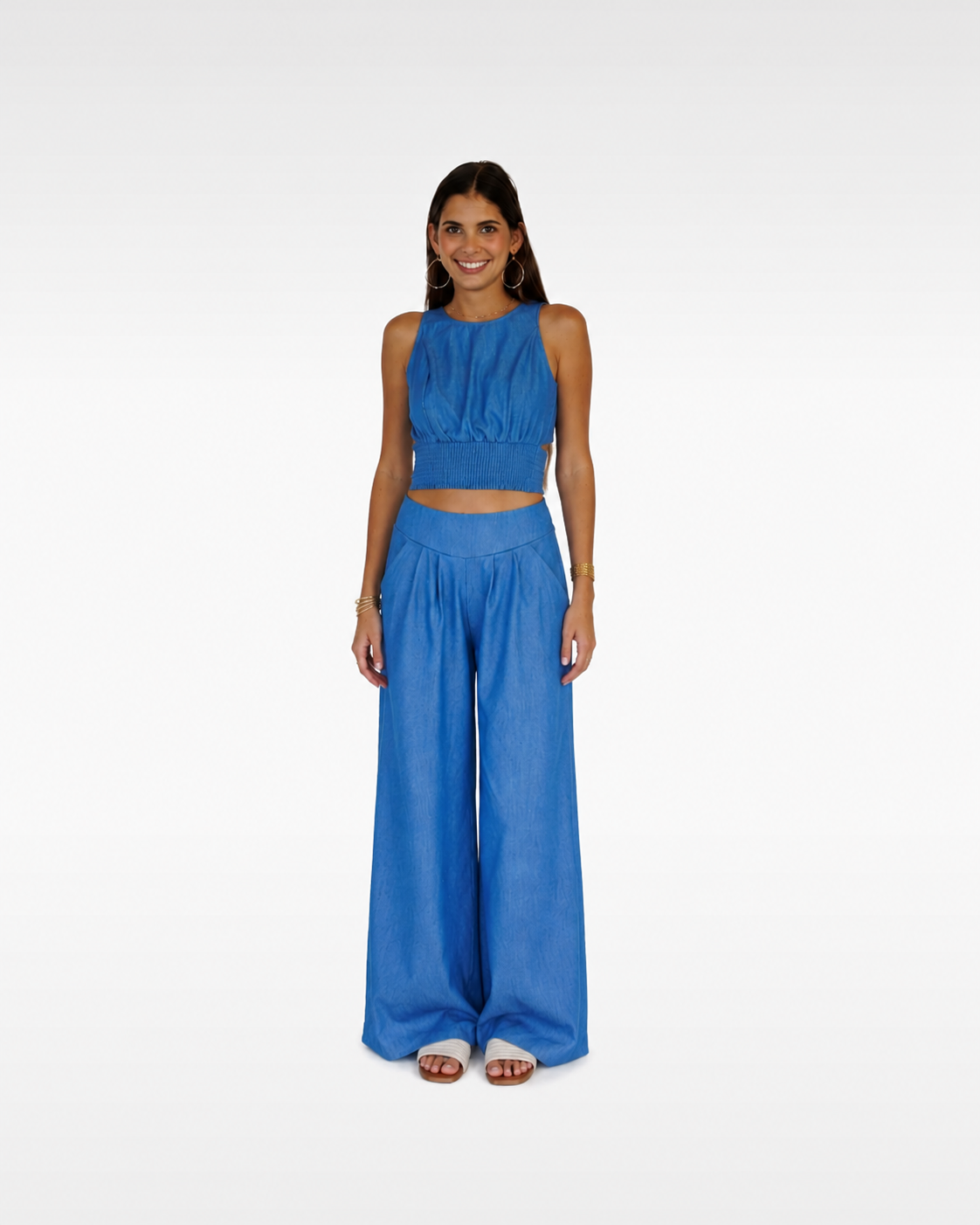 Makena Resort Pant / Denim Drift / Extra Long KEANI APPAREL