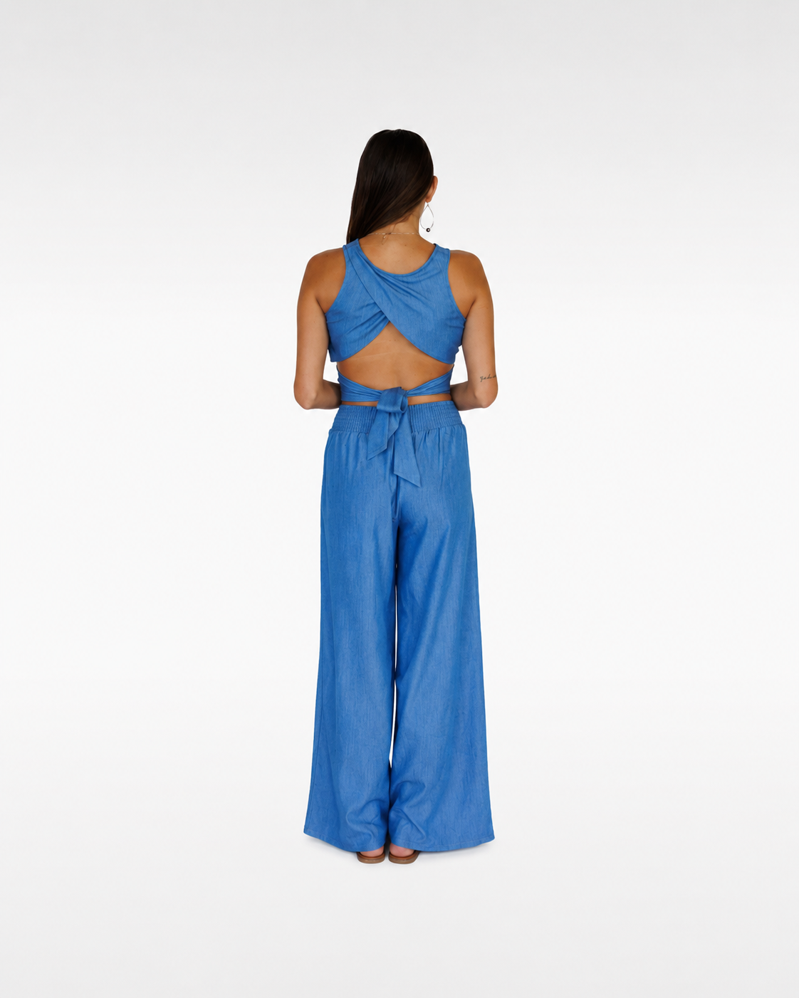 Makena Resort Pant / Denim Drift / Extra Long KEANI APPAREL