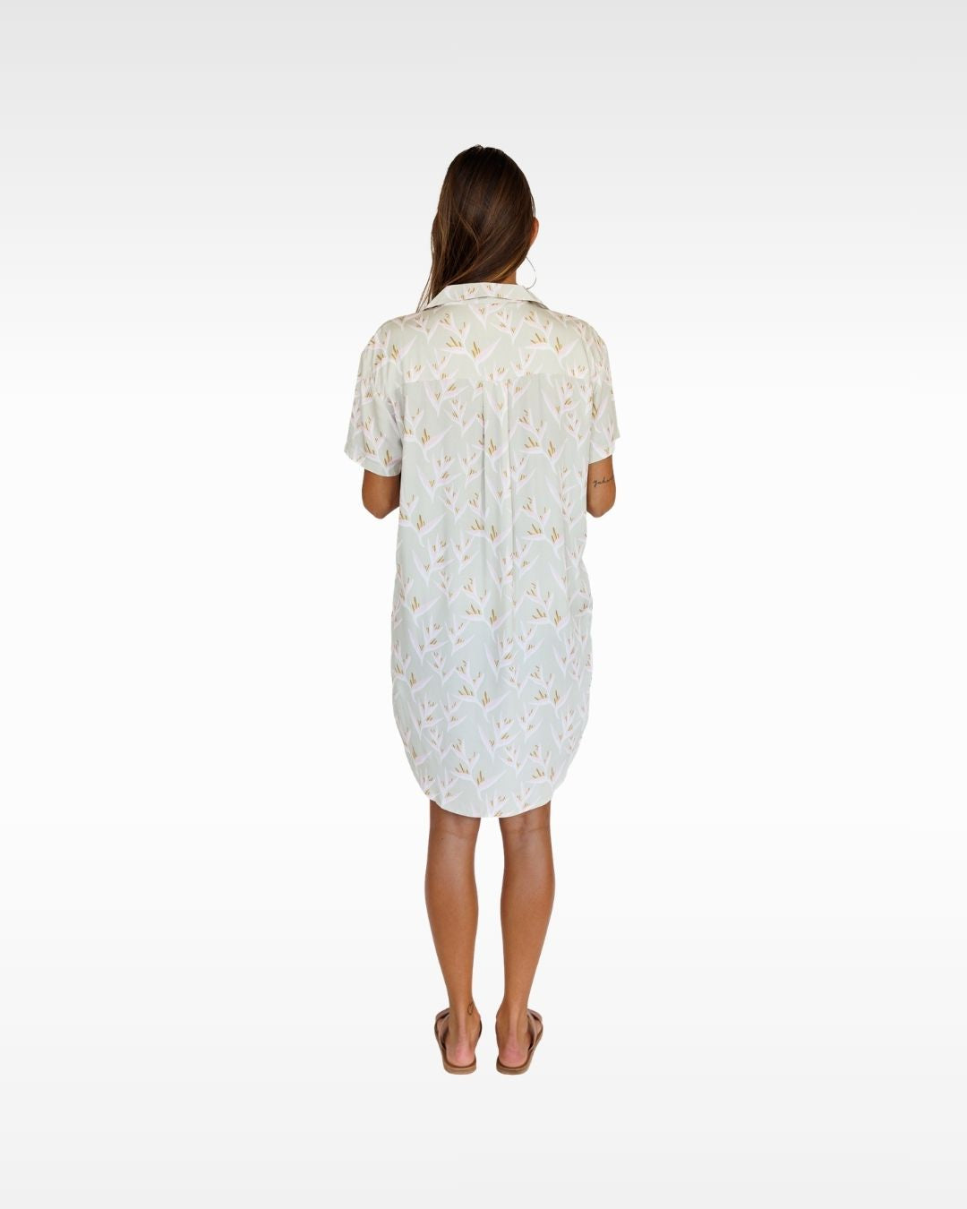 Heliconia / Paia Shirt Dress / Mint KEANI APPAREL