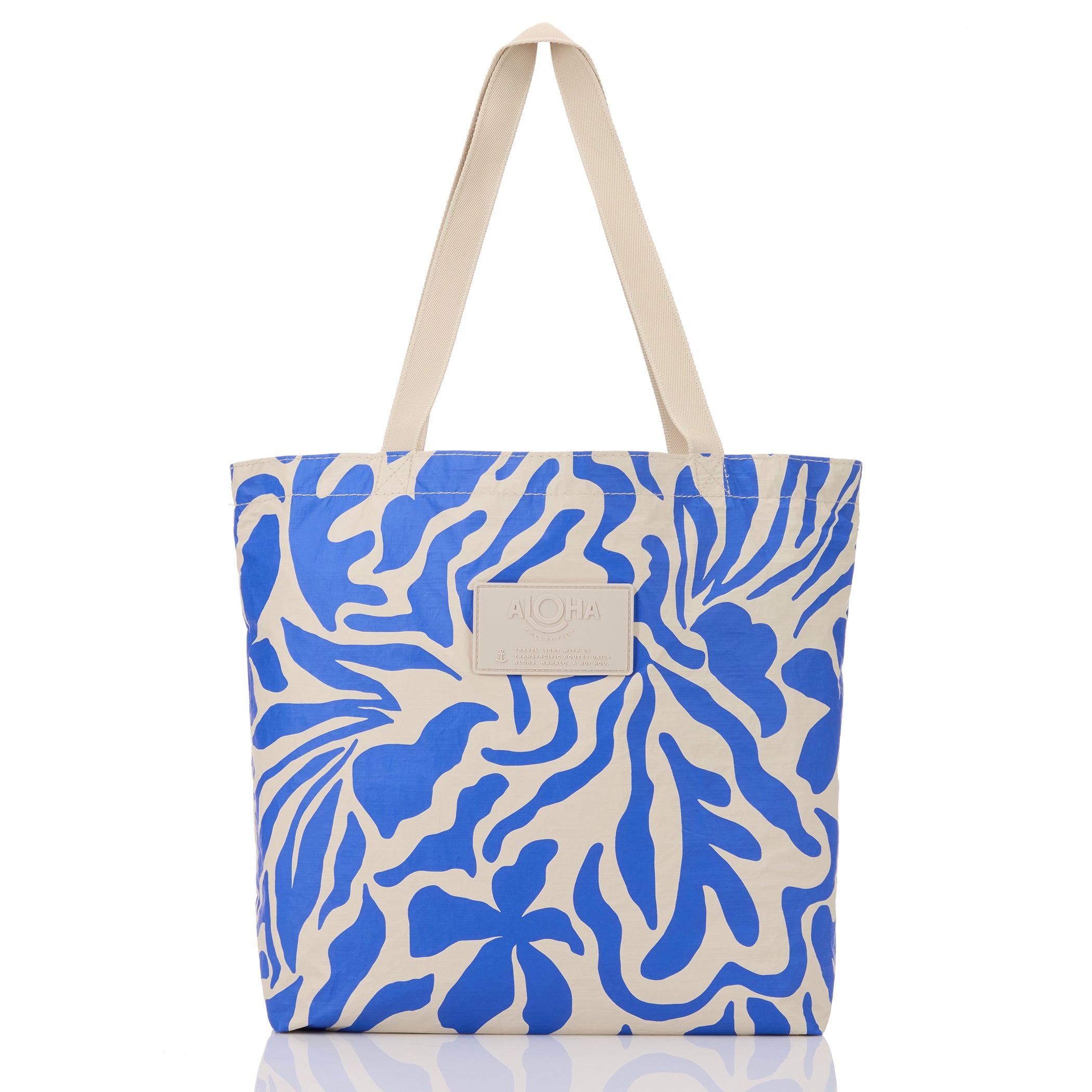 Float Reversible Tote / Cobalt & Sandstone
