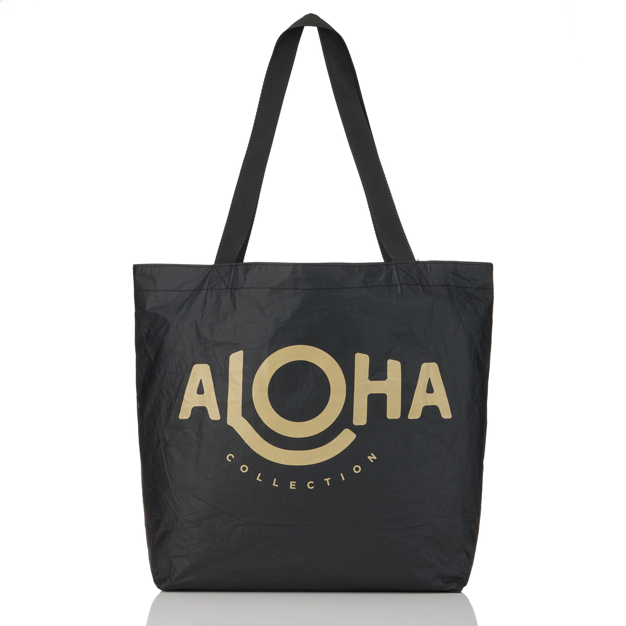 Pua Check Reversible Tote / Frappe & Black Aloha Collection