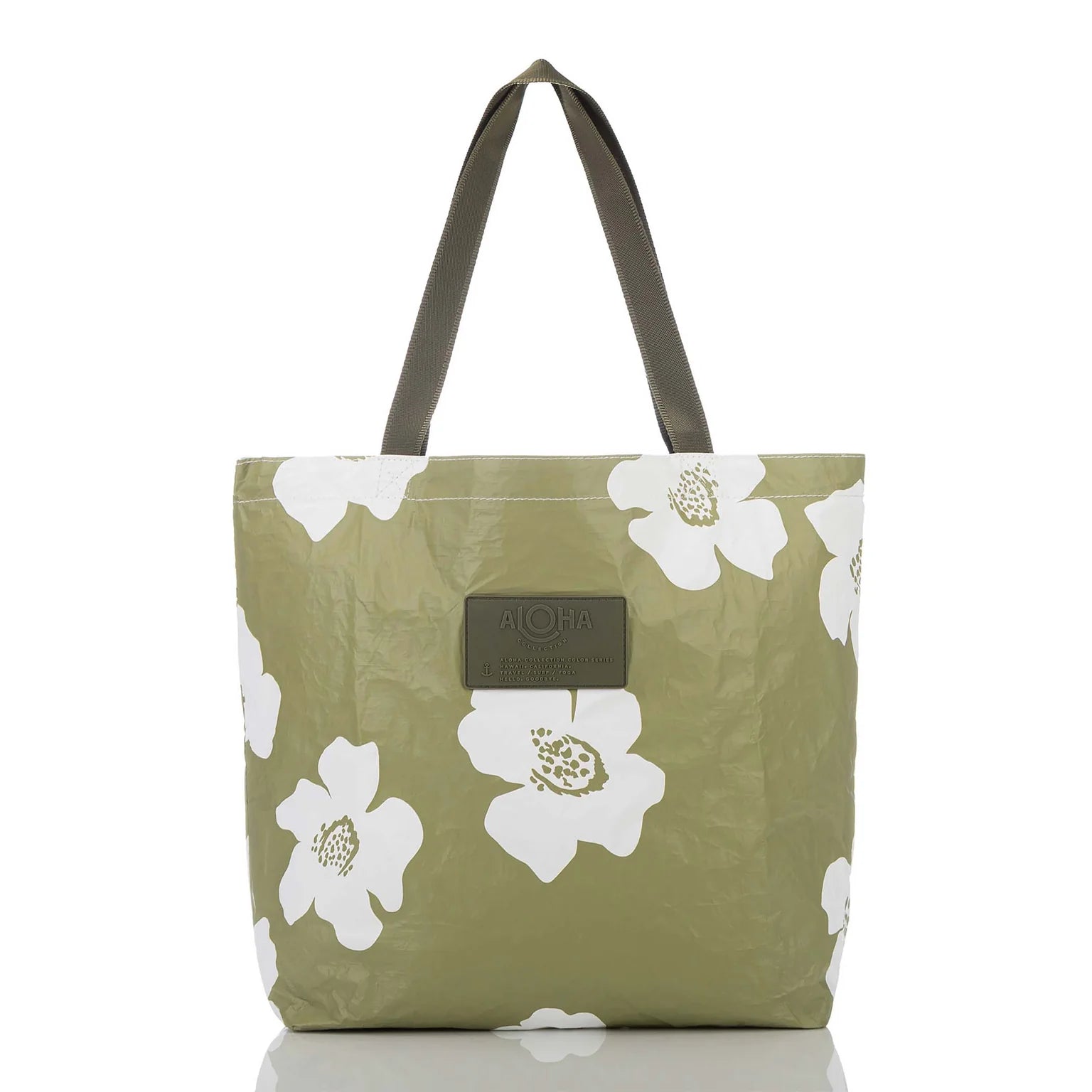 Pua Reversible Tote / Moss Aloha Collection