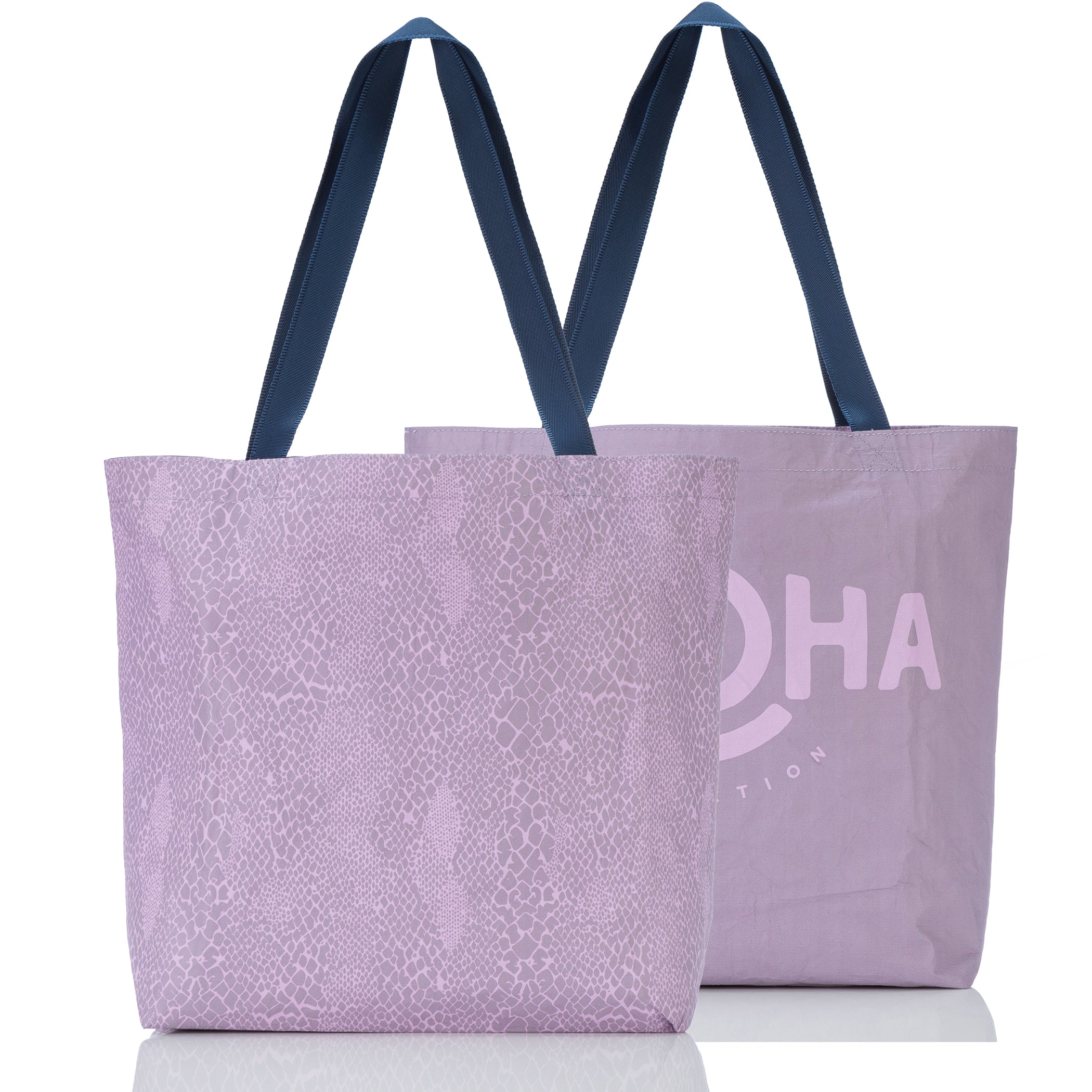 Python Reversible Tote / Amethyst Aloha Collection
