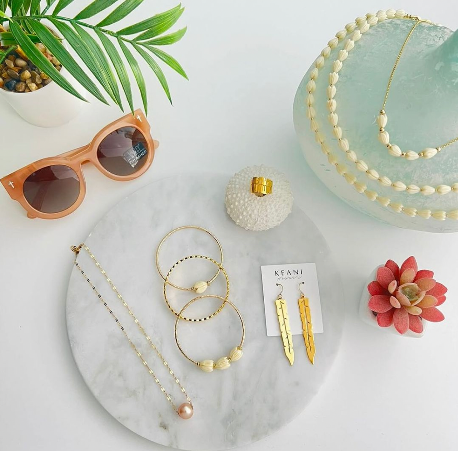 Lilinoe Earrings KEANI JEWELRY