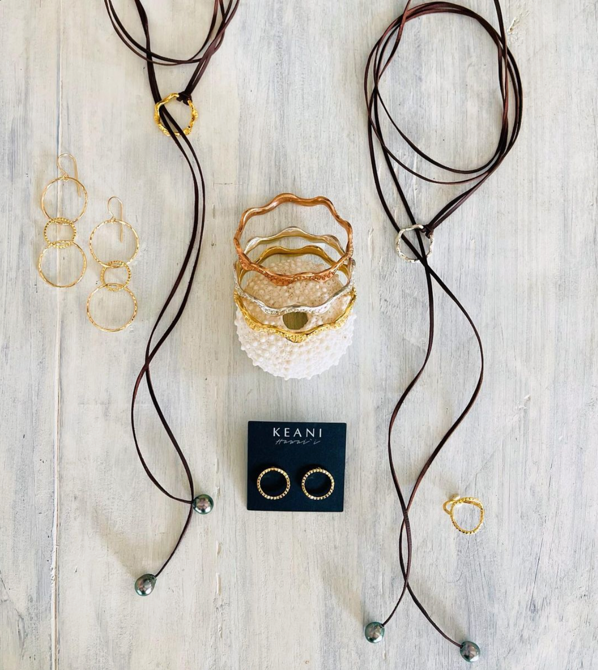 Enchanted Linking Hoops KEANI JEWELRY
