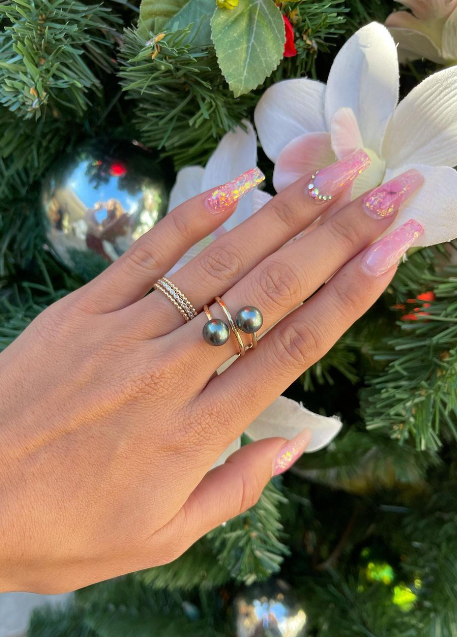 Tahitian Manihi Wrap Ring KEANI JEWELRY