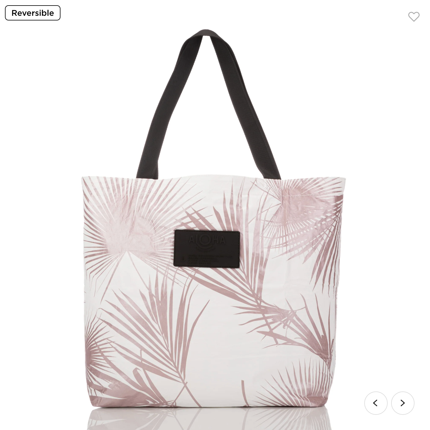 Day Palms Reversible Tote / Rose Gold Aloha Collection
