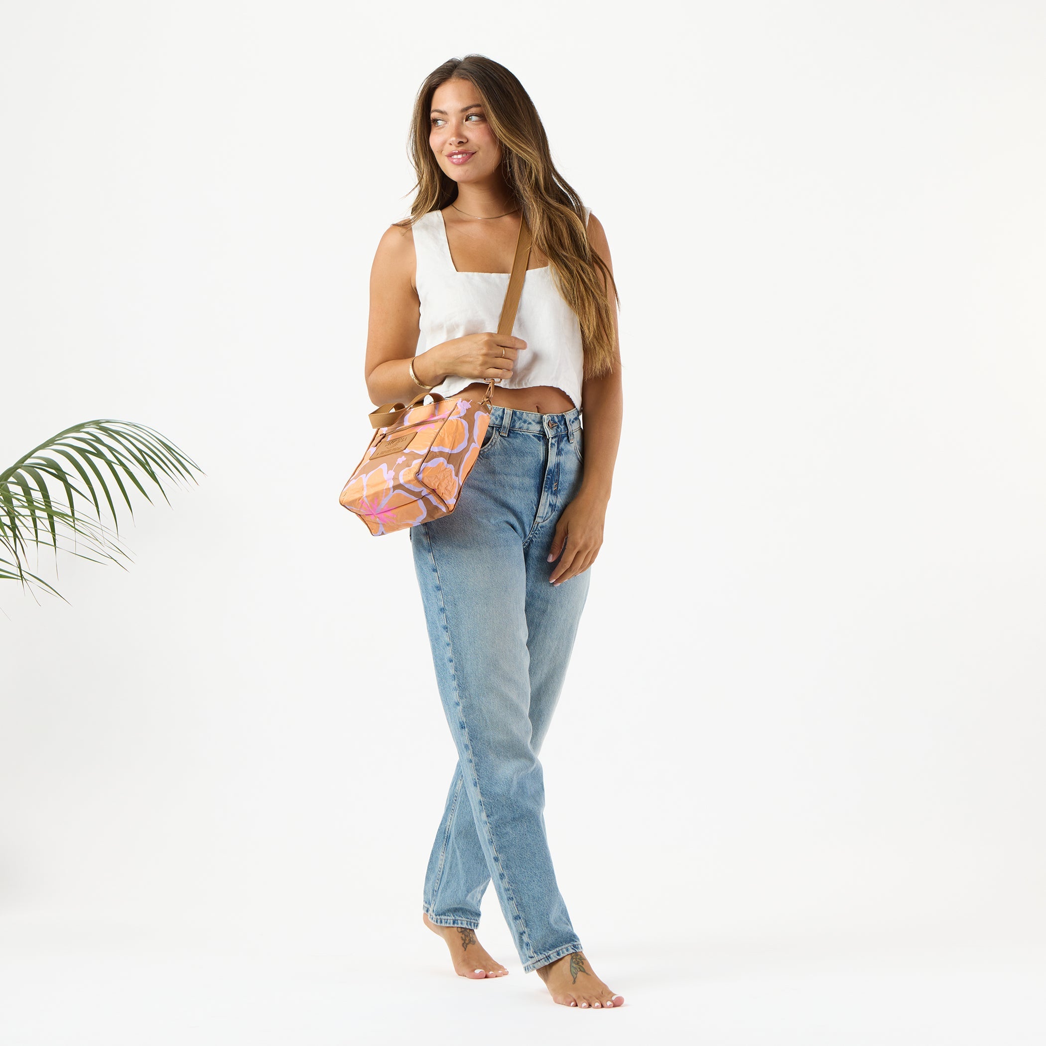 Pua Waikiki Crossbody / Toffee Aloha Collection