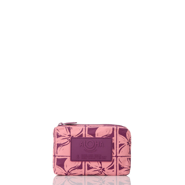 Lattice Mini Pouch / Candy & Plum Aloha Collection