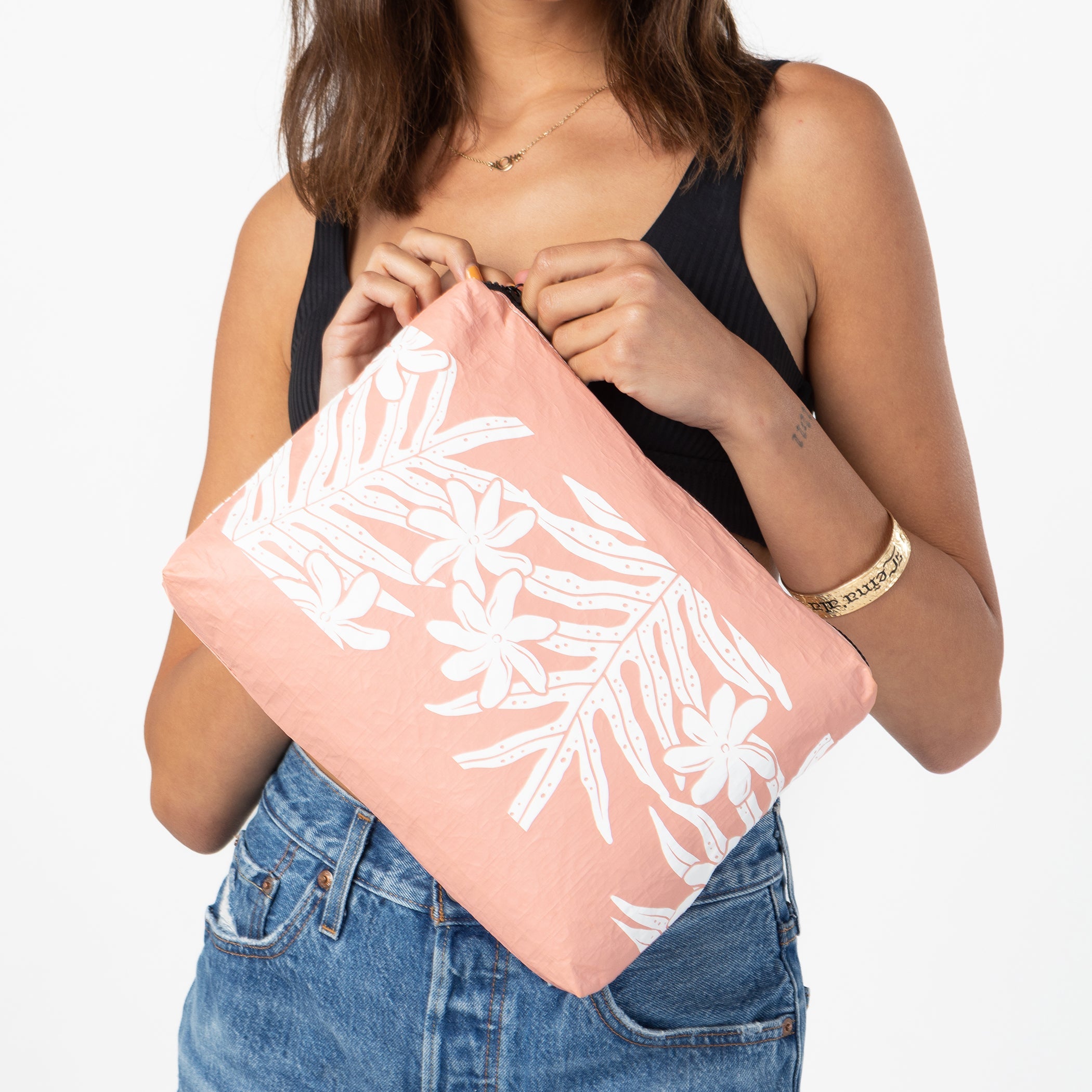 Laua'e Mid Pouch / Rust Aloha Collection