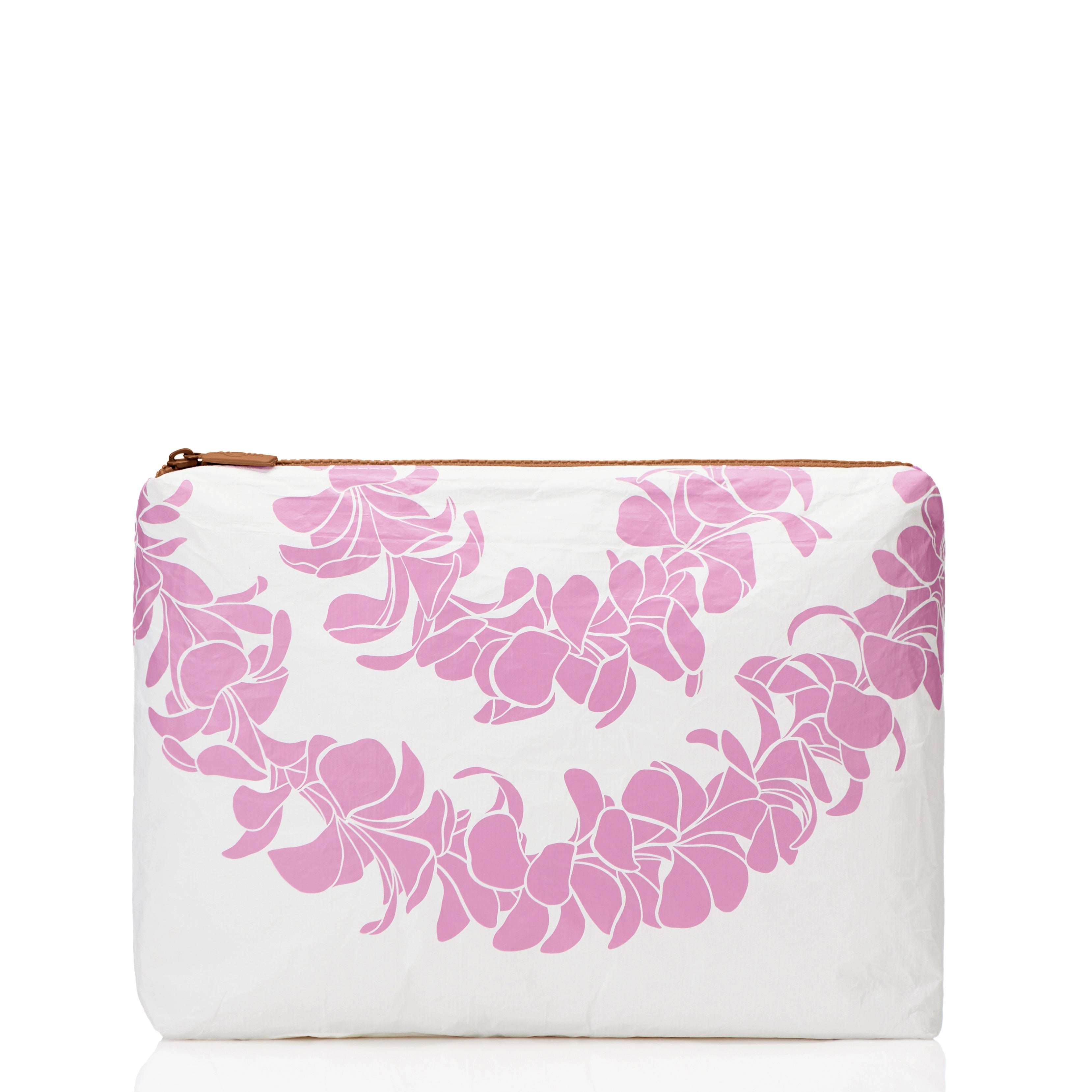 Plumeria Lei Mid Pouch / Petal Aloha Collection