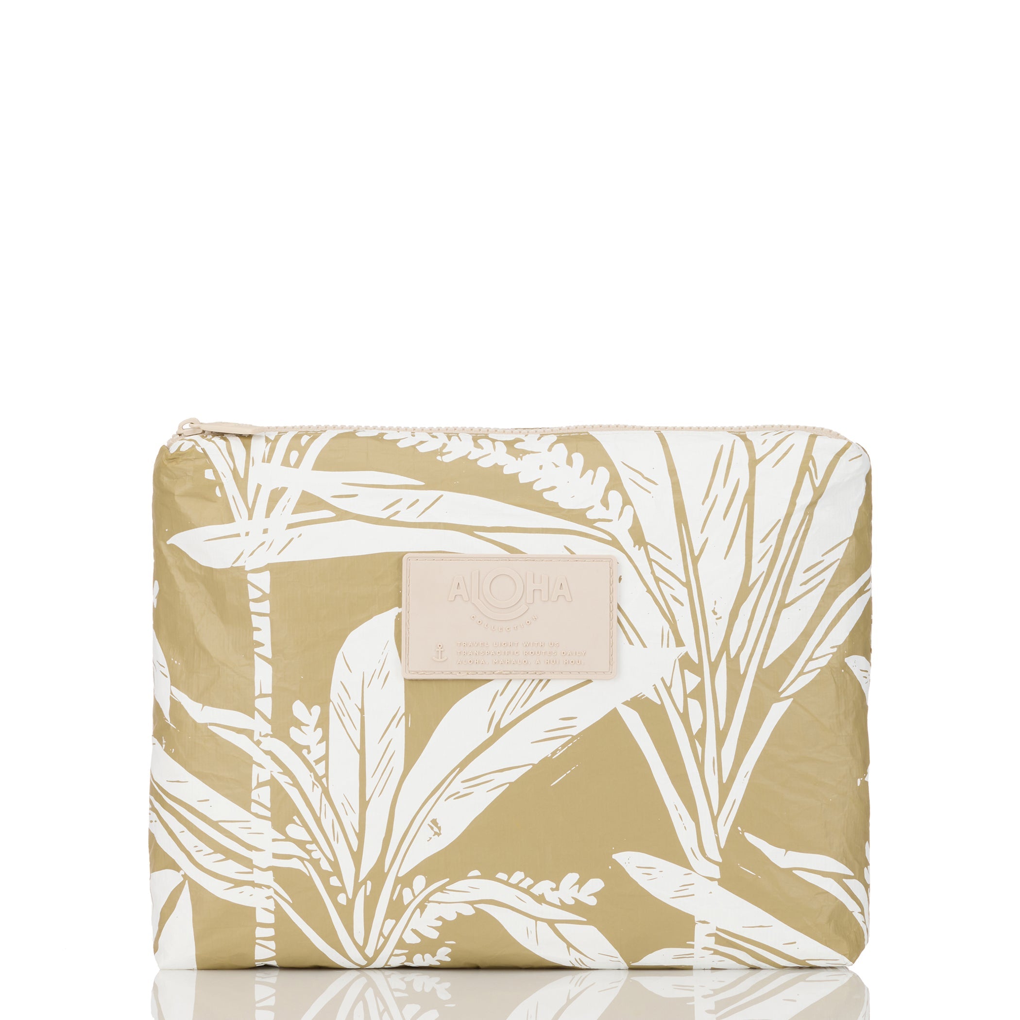 Ti Leaf Mid Pouch / Latte Aloha Collection