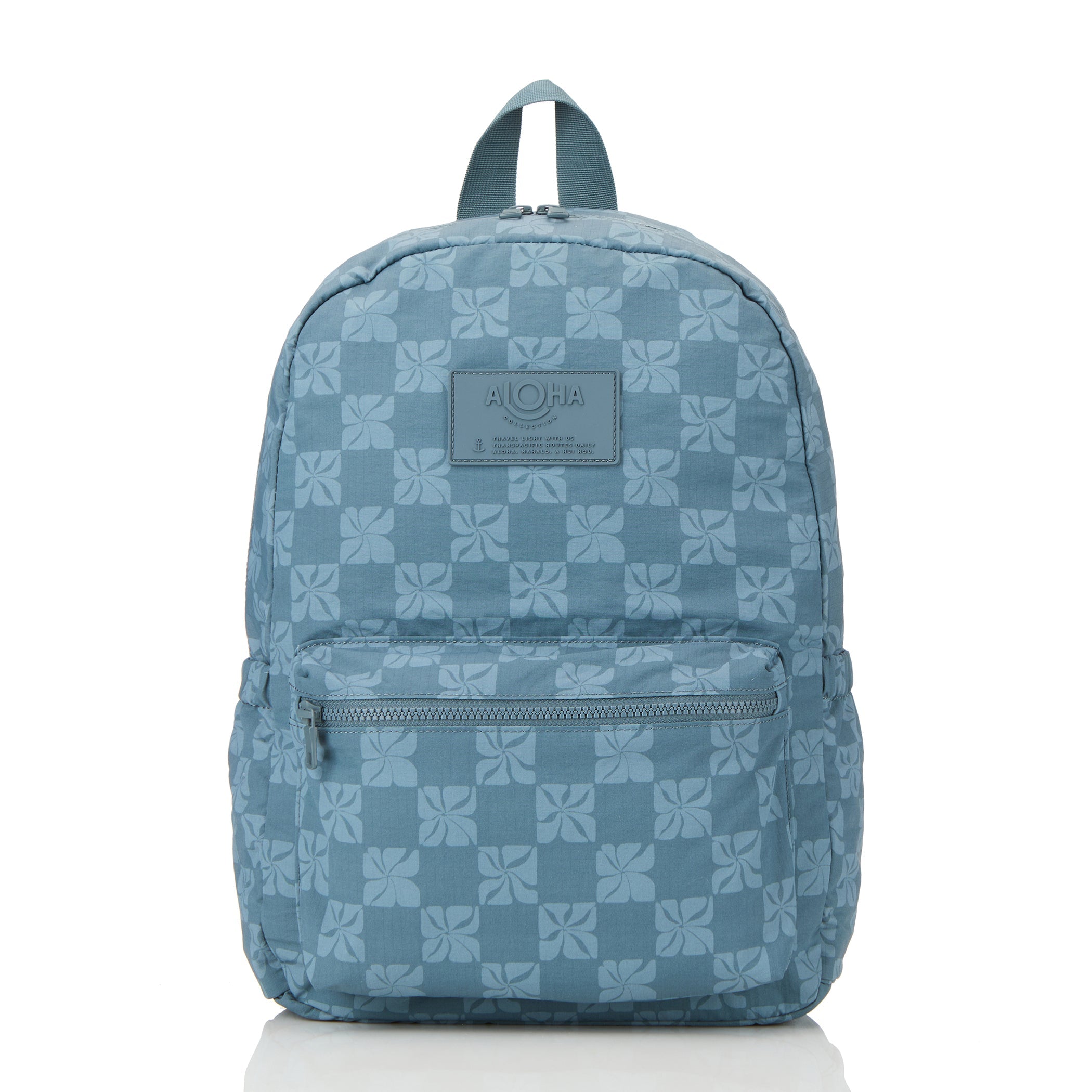 Pua Check Backpack / Slate Aloha Collection