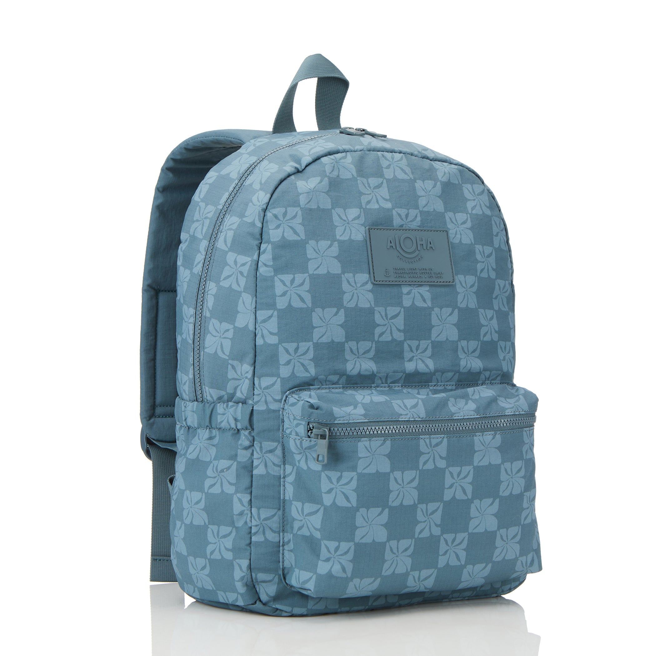 Pua Check Backpack / Slate Aloha Collection