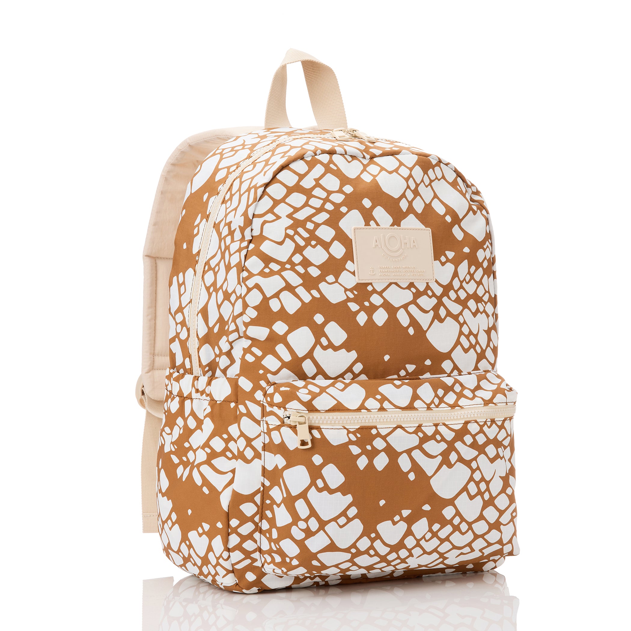 Textile Cone Backpack / Brown Sugar Aloha Collection