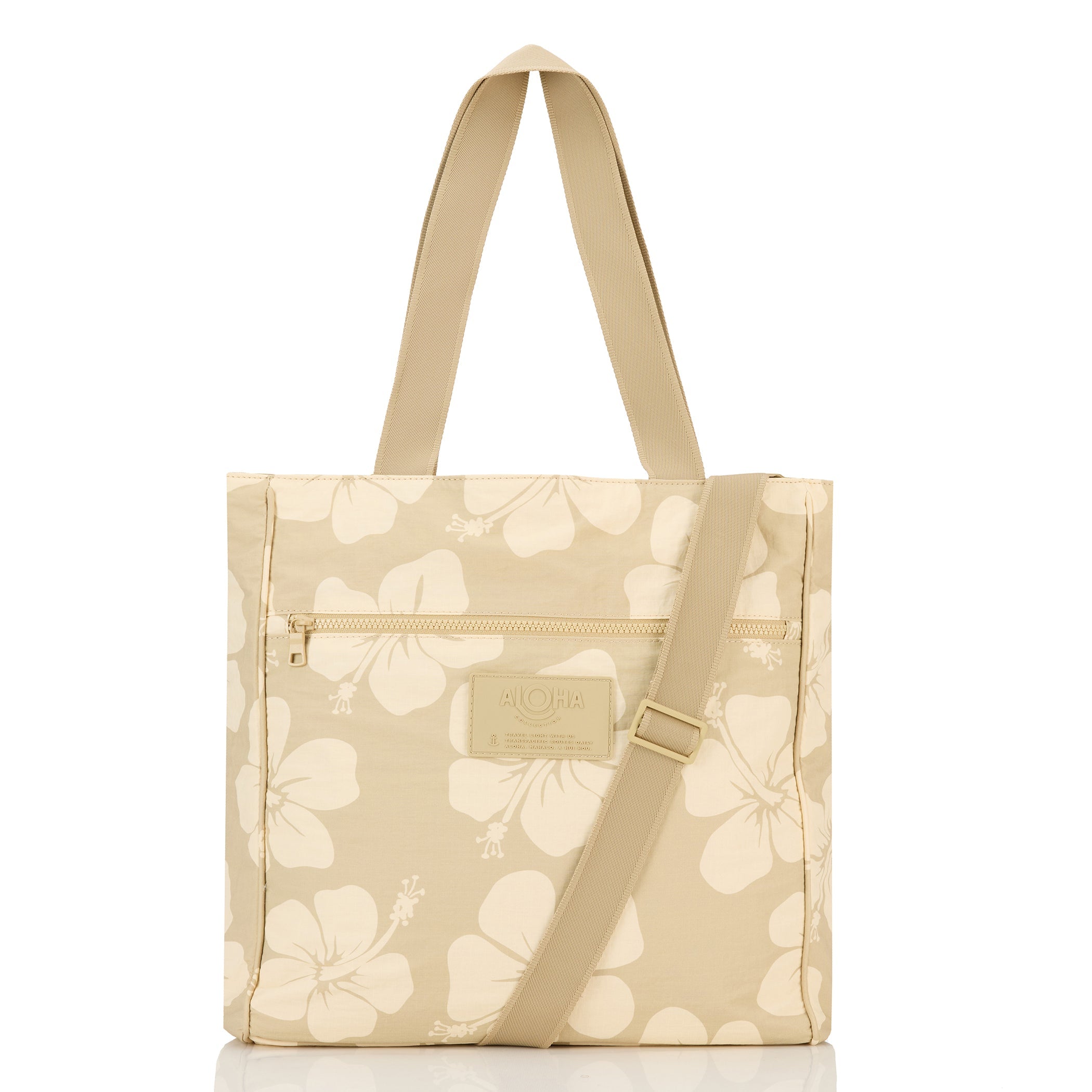 Hana Hou Daily Tote / Creme & Dune Aloha Collection