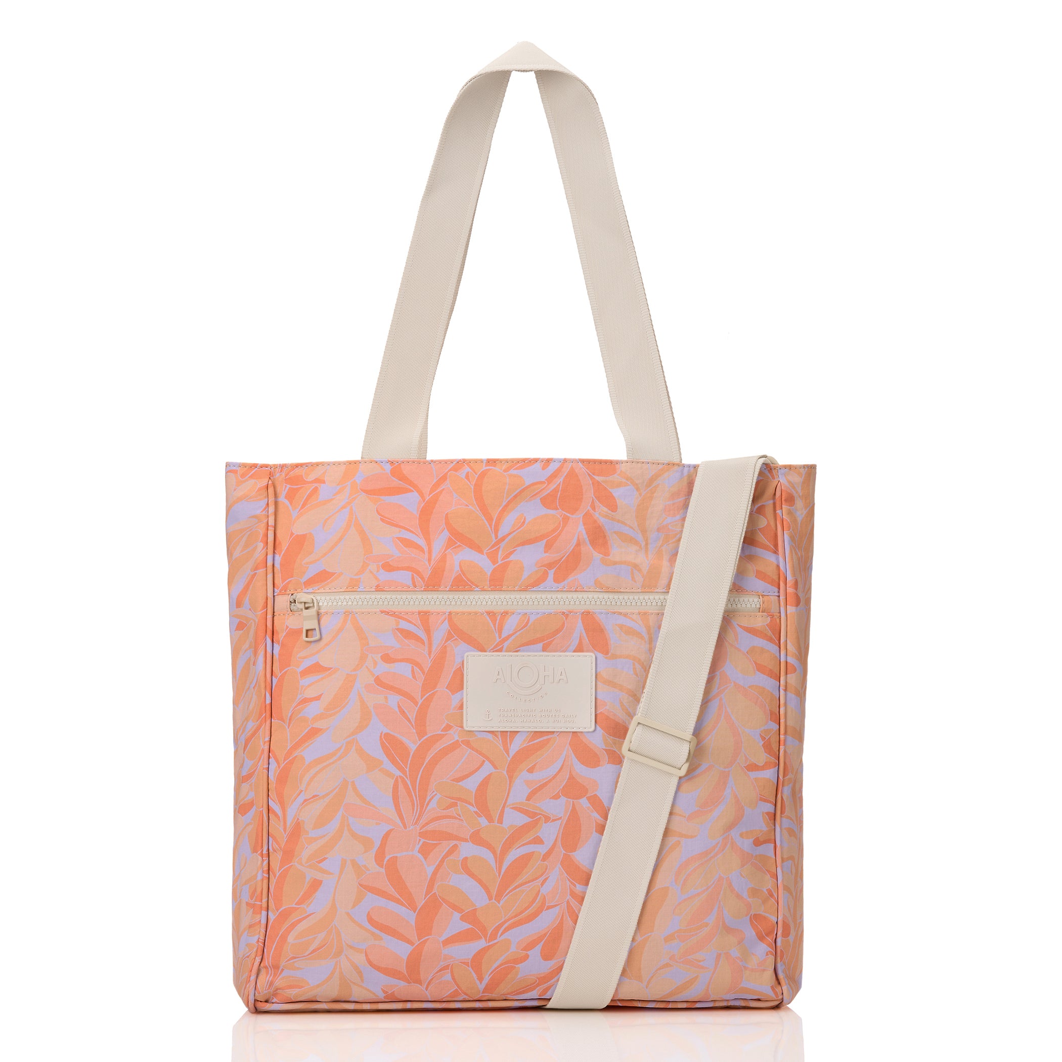Lei Stand Daily Tote / Peachy Aloha Collection