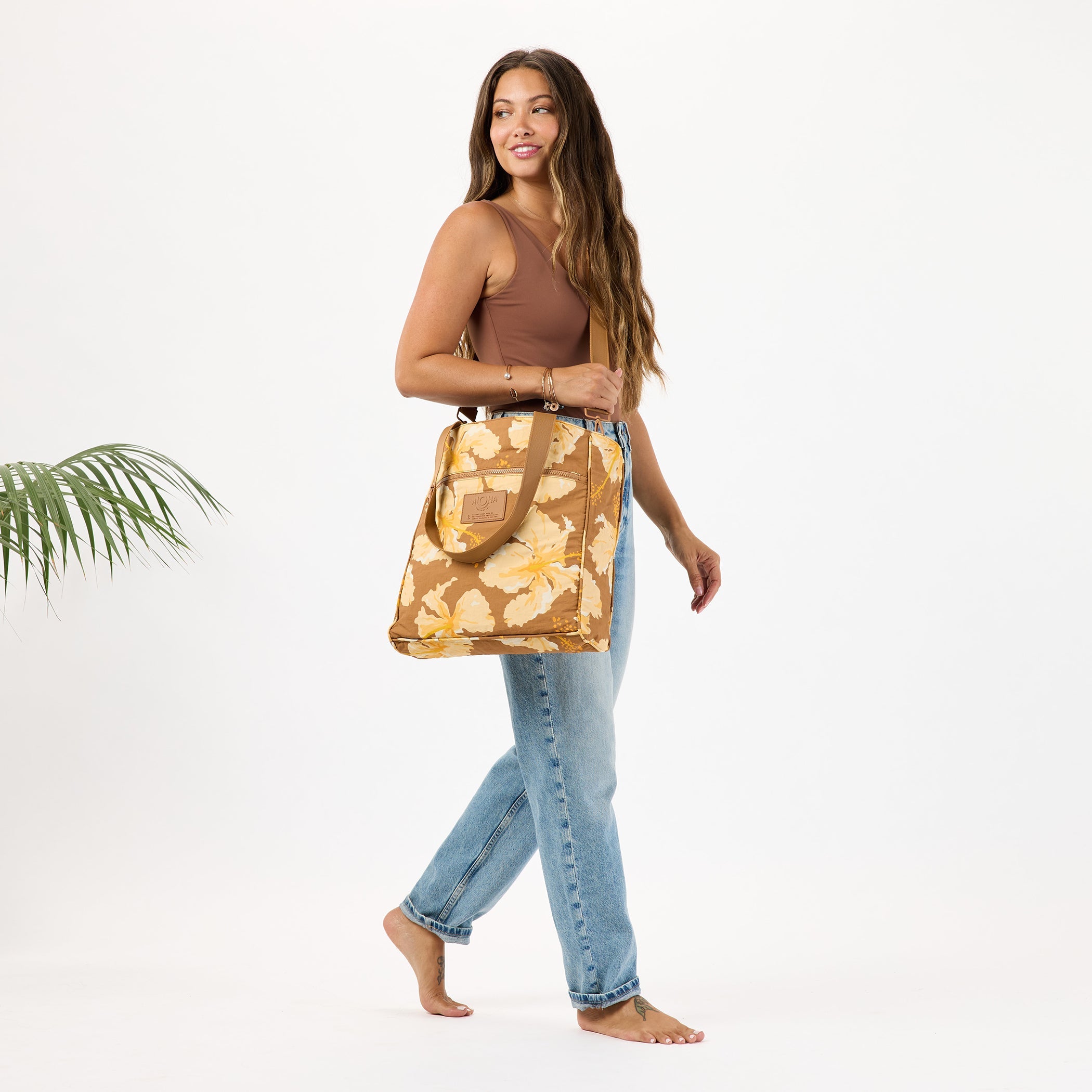 Taha'a Daily Tote / Toffee Aloha Collection