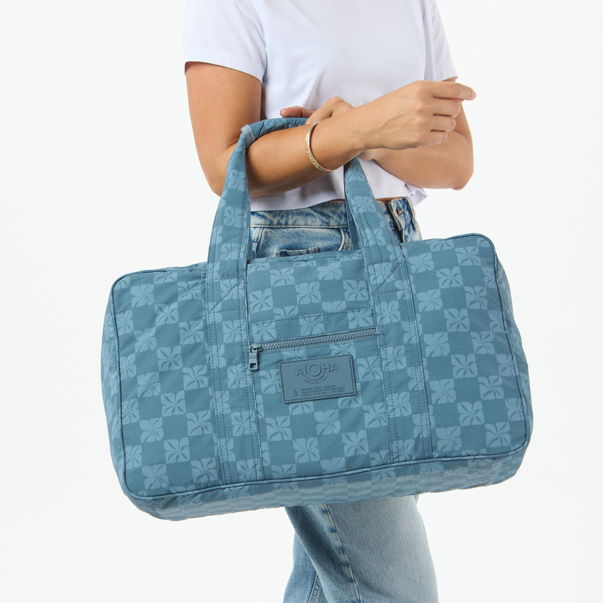 Pua Check Weekender / Slate Aloha Collection