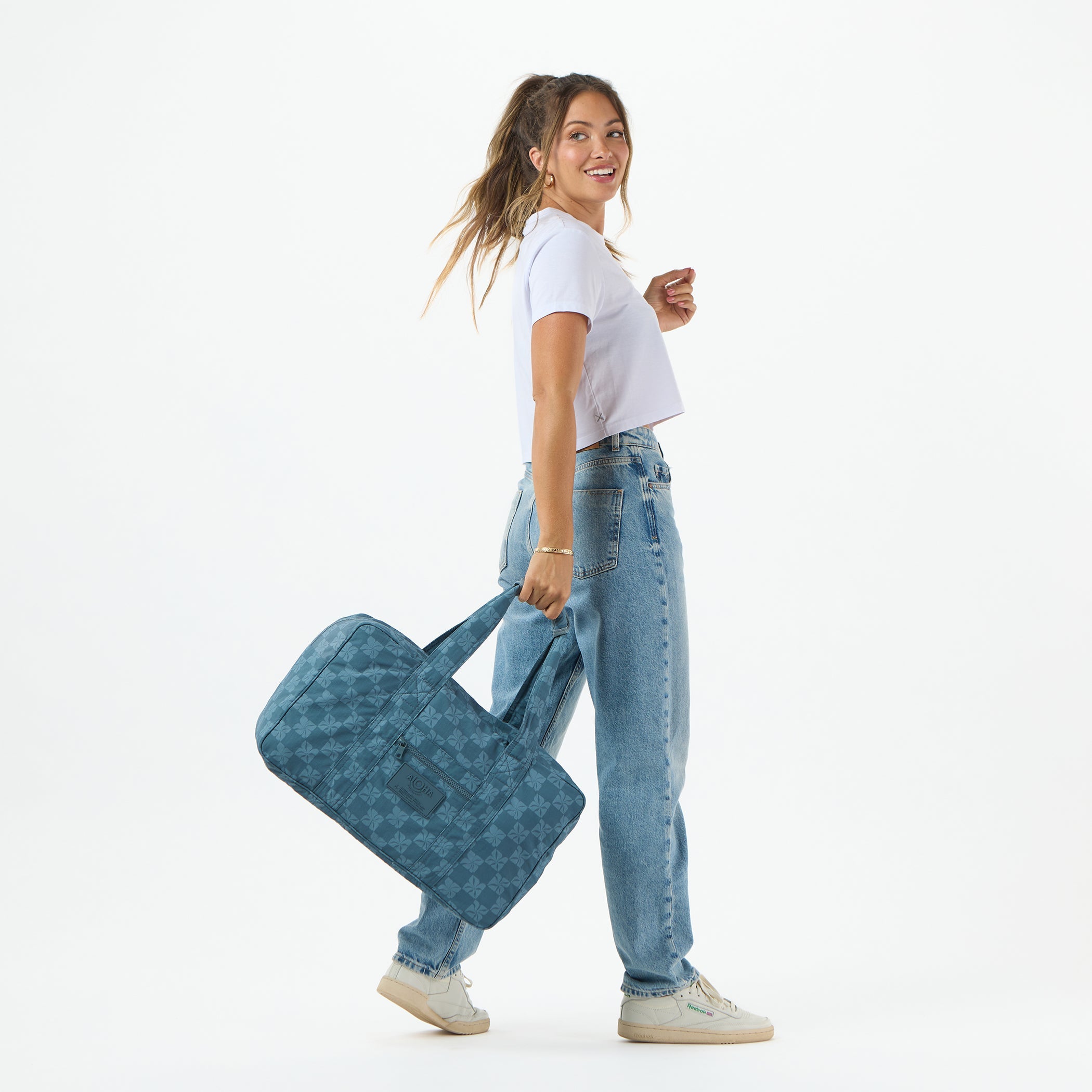 Pua Check Weekender / Slate Aloha Collection