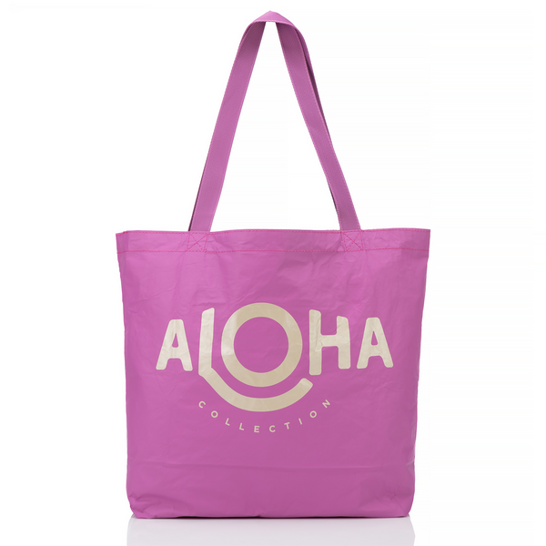 Heliconia Reversible Tote / Glow Orchid Aloha Collection