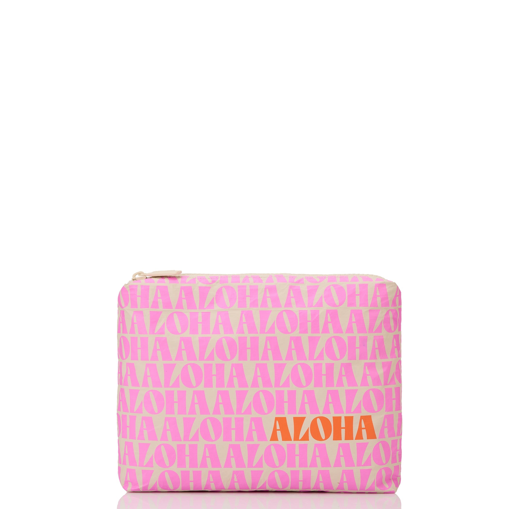 ALOHA Nui Small Pouch / Fruit Punch & Sandstone Aloha Collection