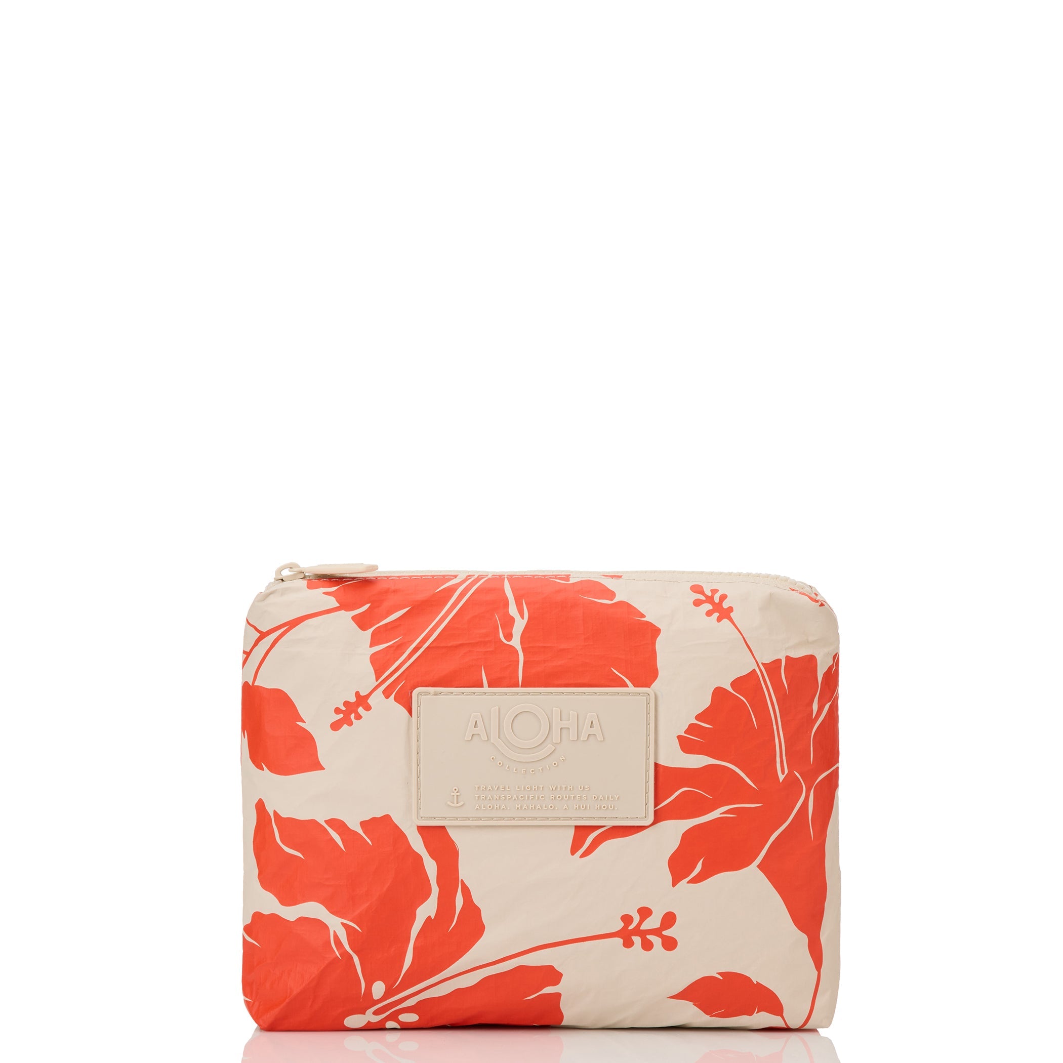 Salina Small Pouch / Red Haute & Sandstone Aloha Collection