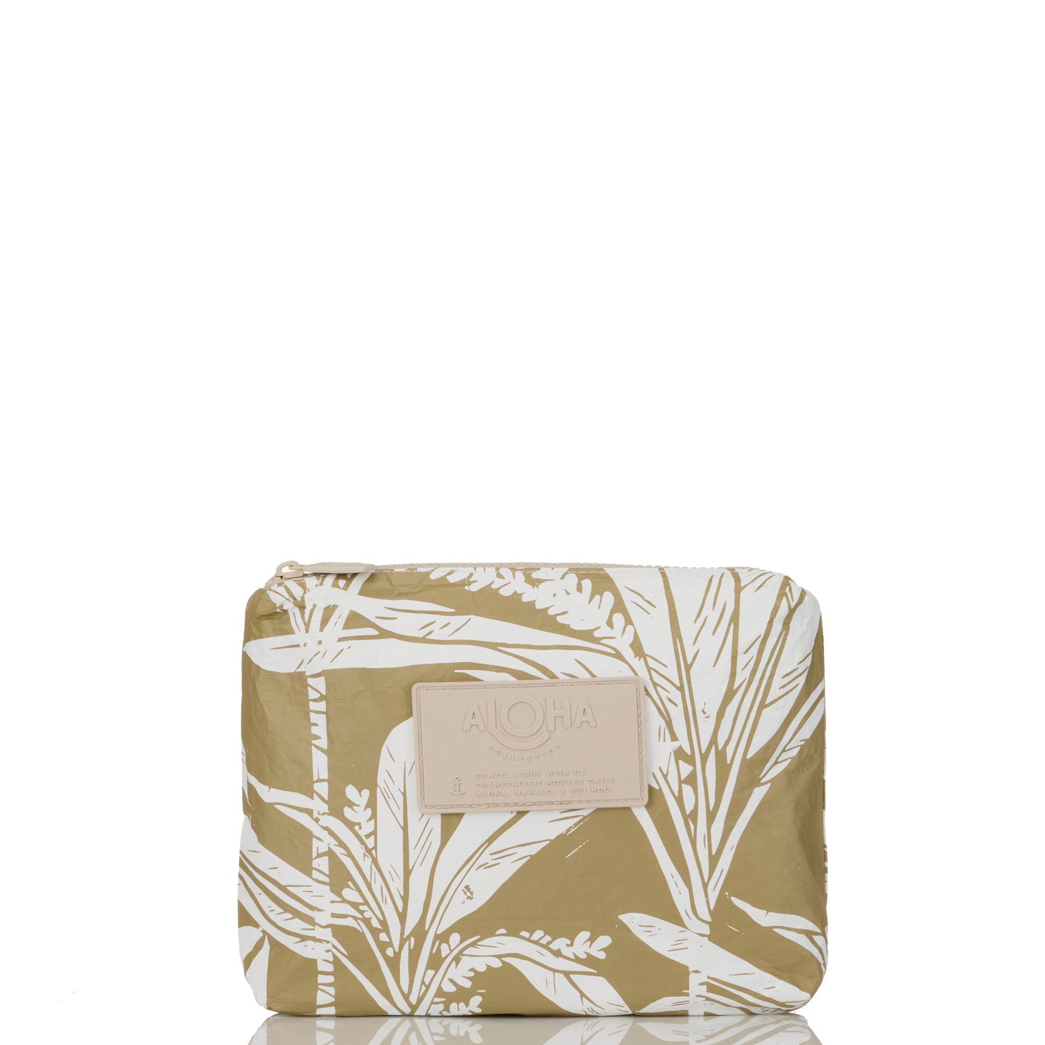 Ti leaf Small Pouch / Latte Aloha Collection