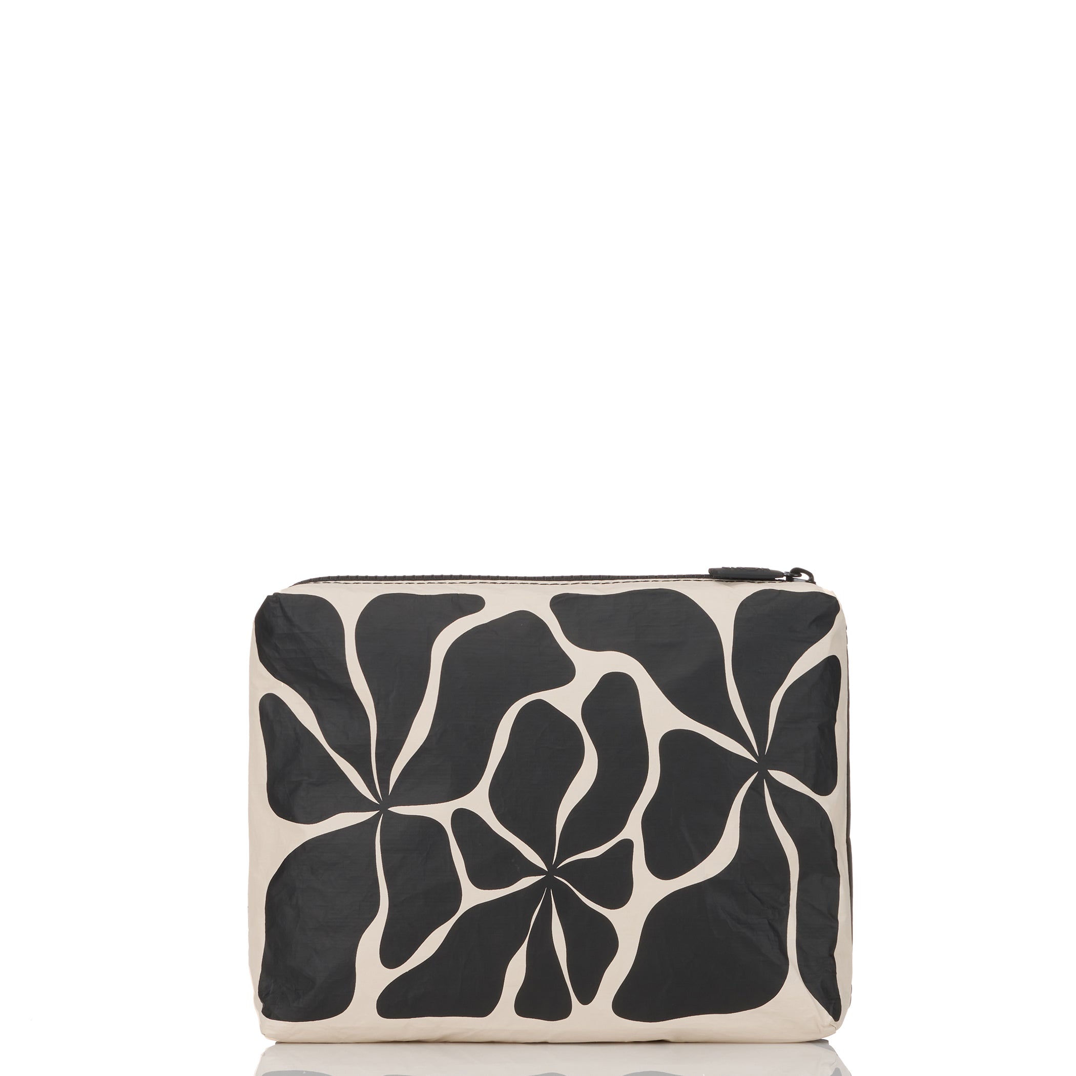 Wavy Small Pouch / Black & Sandstone Aloha Collection