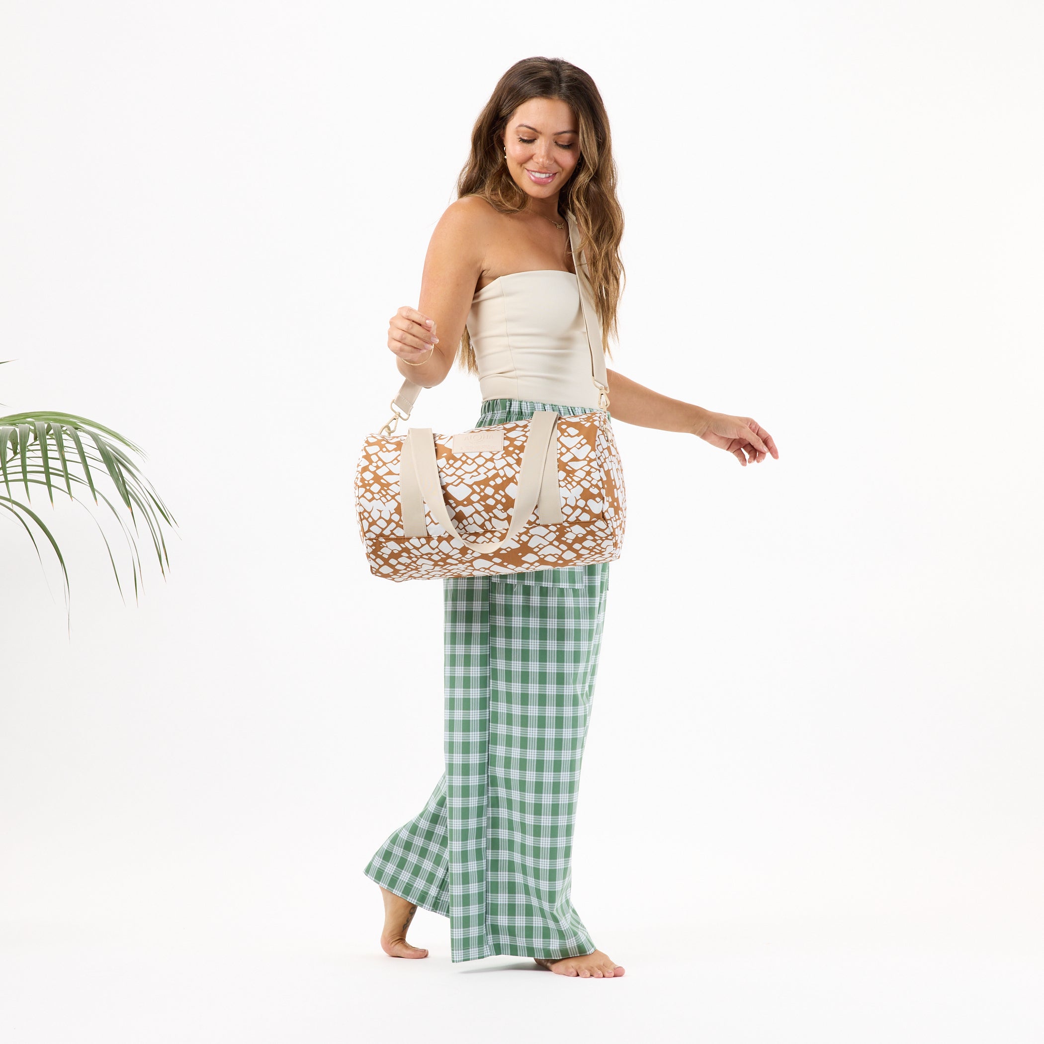 Textile Cone Sporty Duffle / Brown Sugar Aloha Collection
