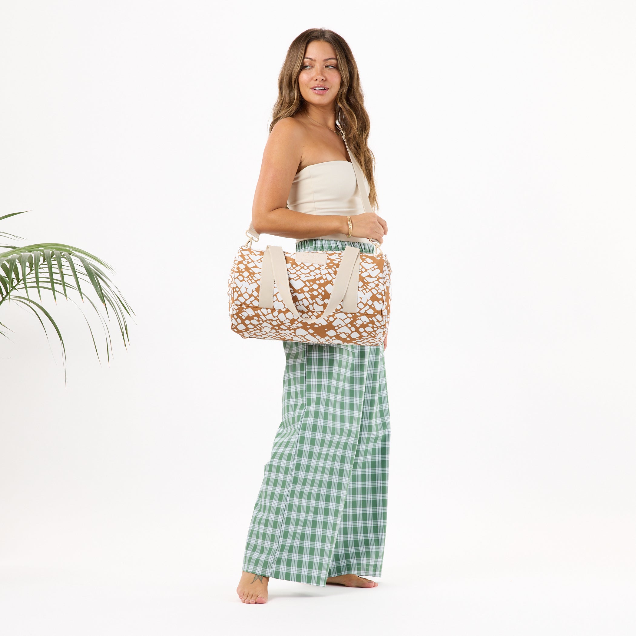 Textile Cone Sporty Duffle / Brown Sugar Aloha Collection