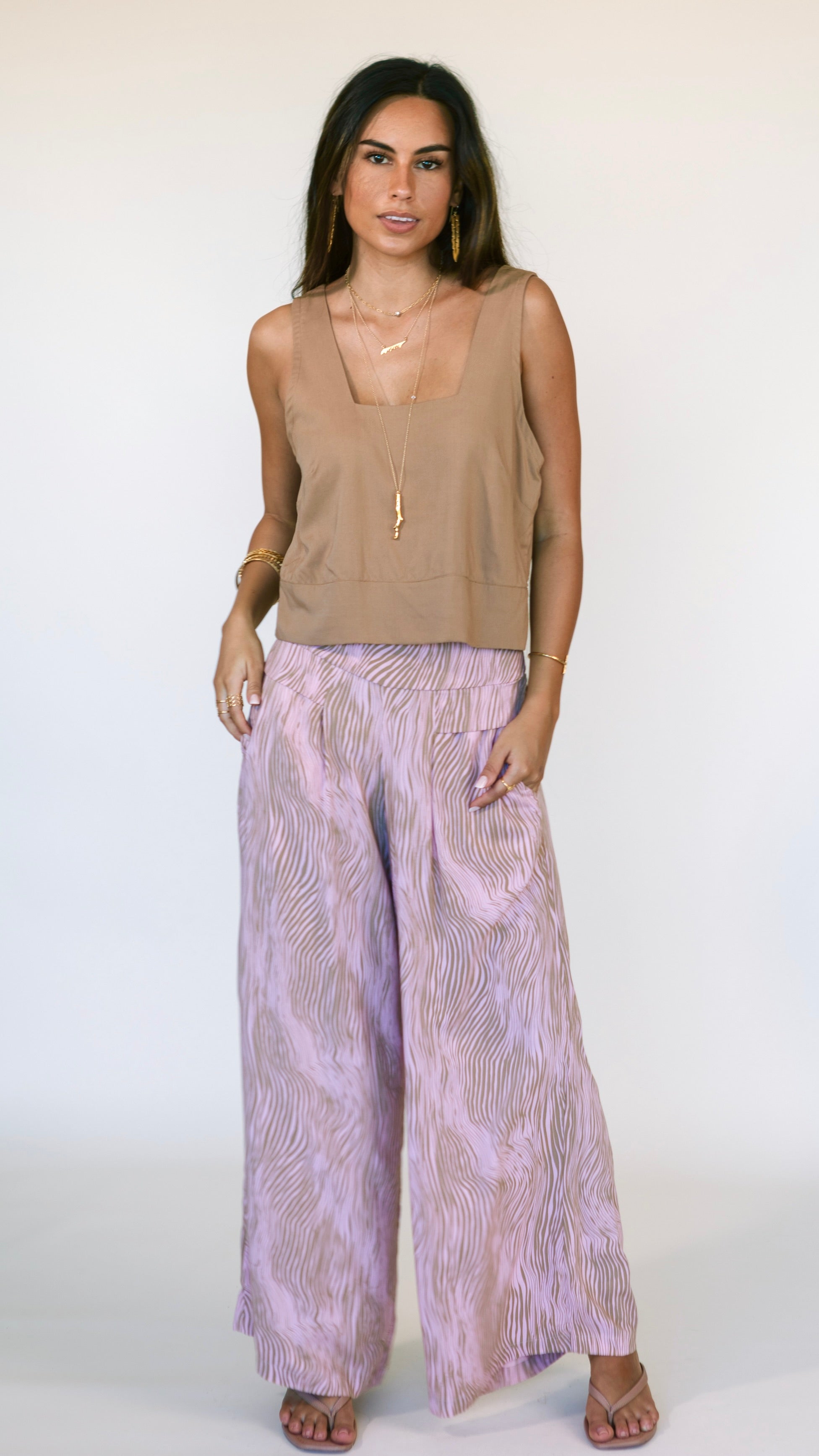 Tayla Top / Latte Khush Clothing