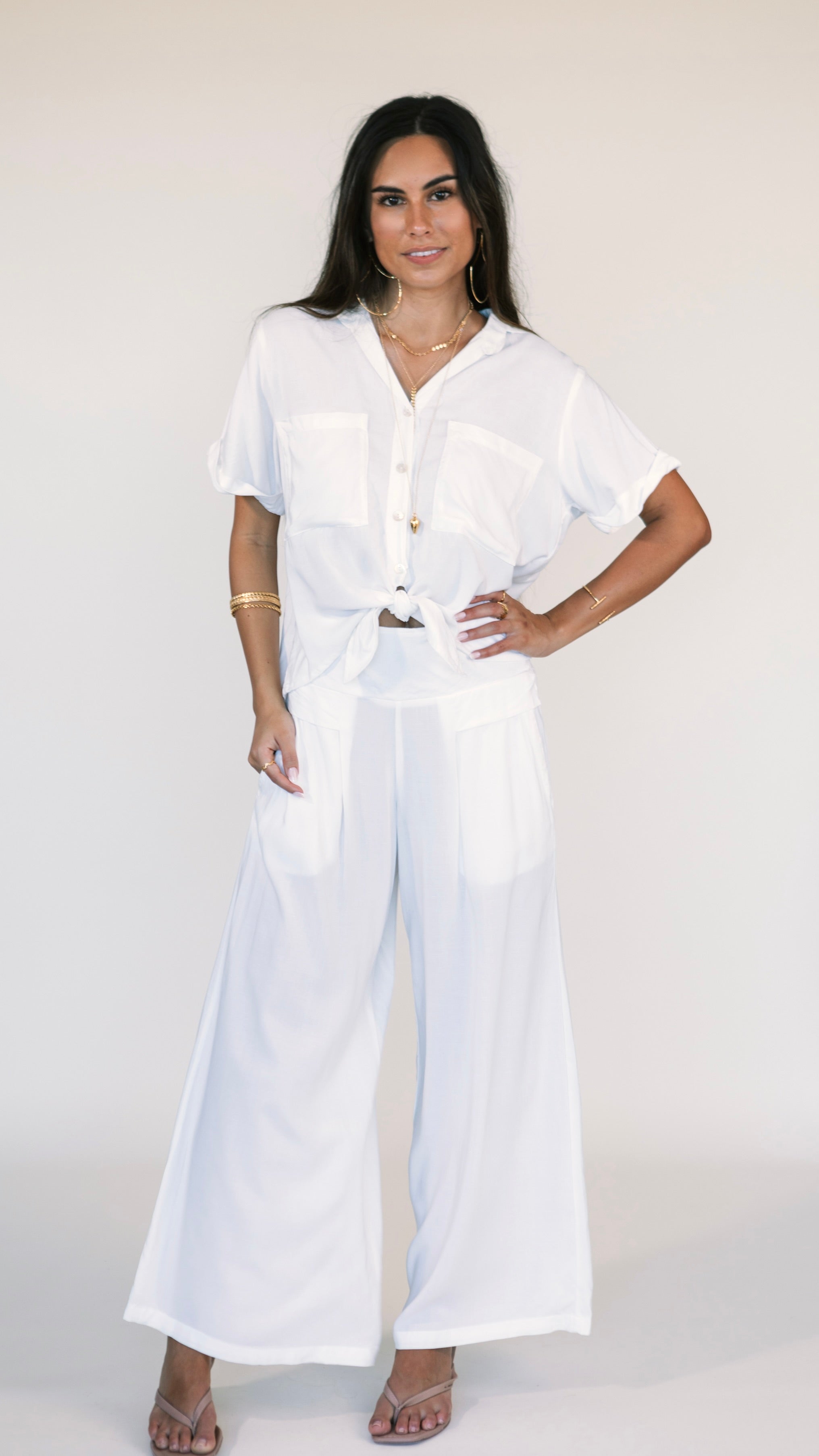 Johanna Pant / Off White Khush Clothing