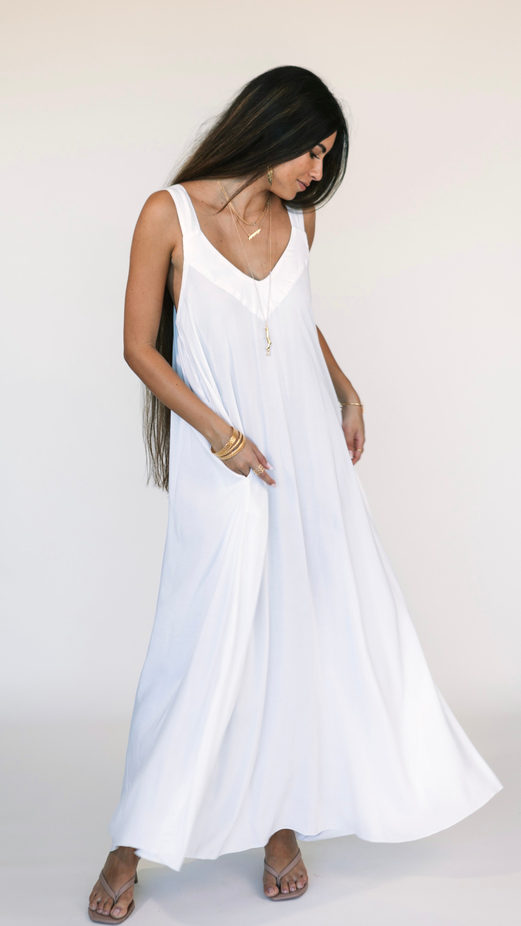 Lust Dress / Off White Khush Clothing