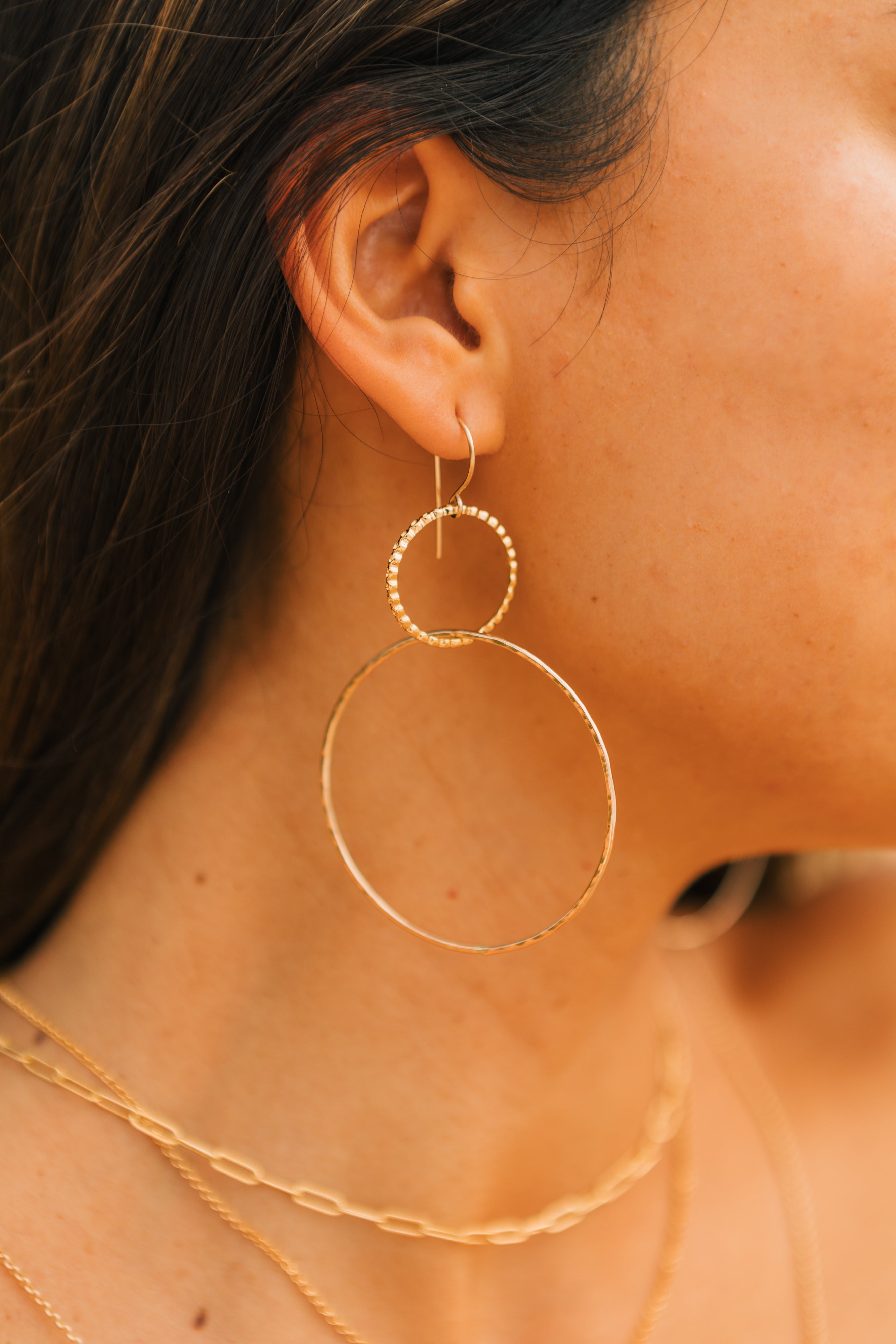 Enchanted Swinging Hoops KEANI JEWELRY