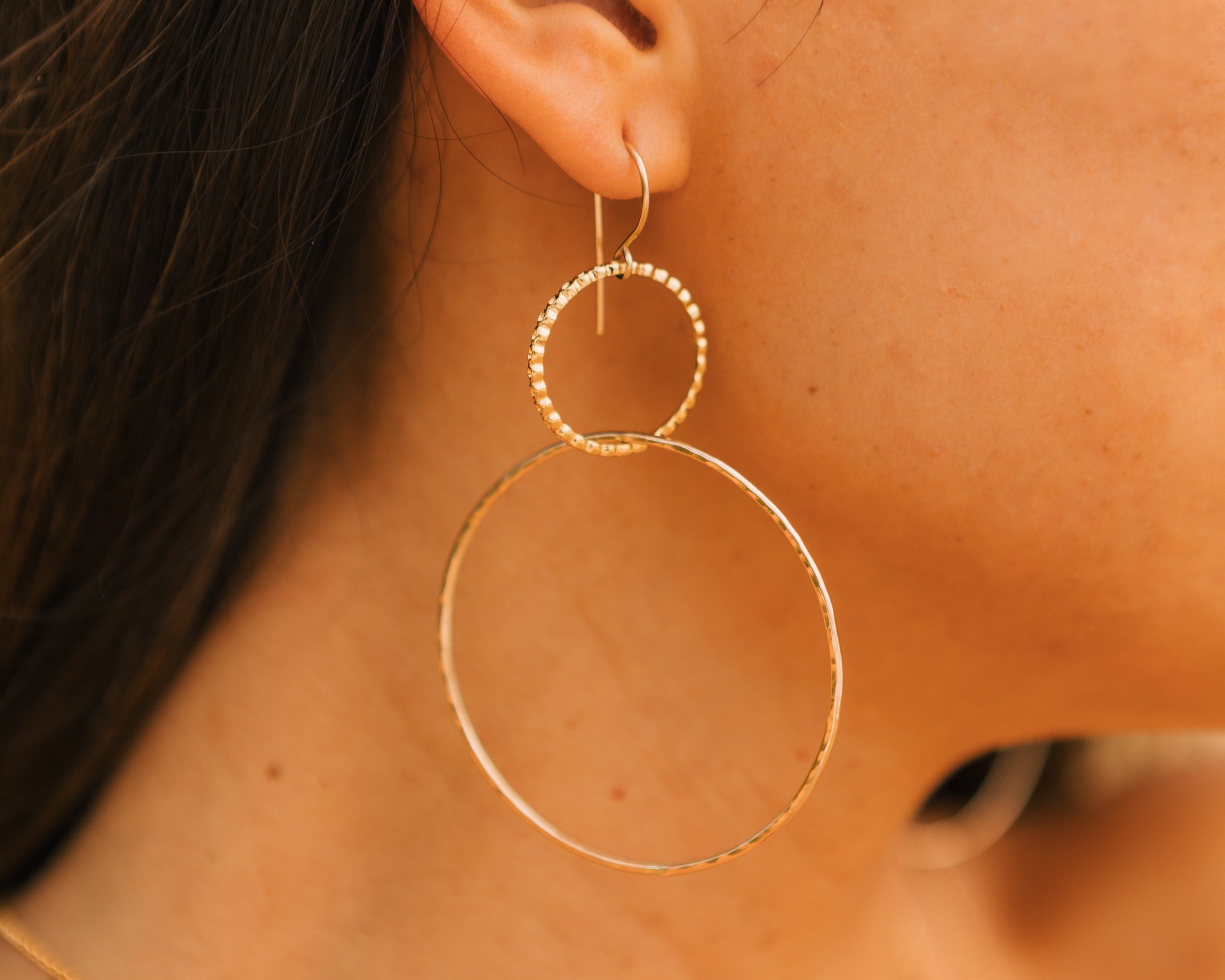 Enchanted Swinging Hoops KEANI JEWELRY