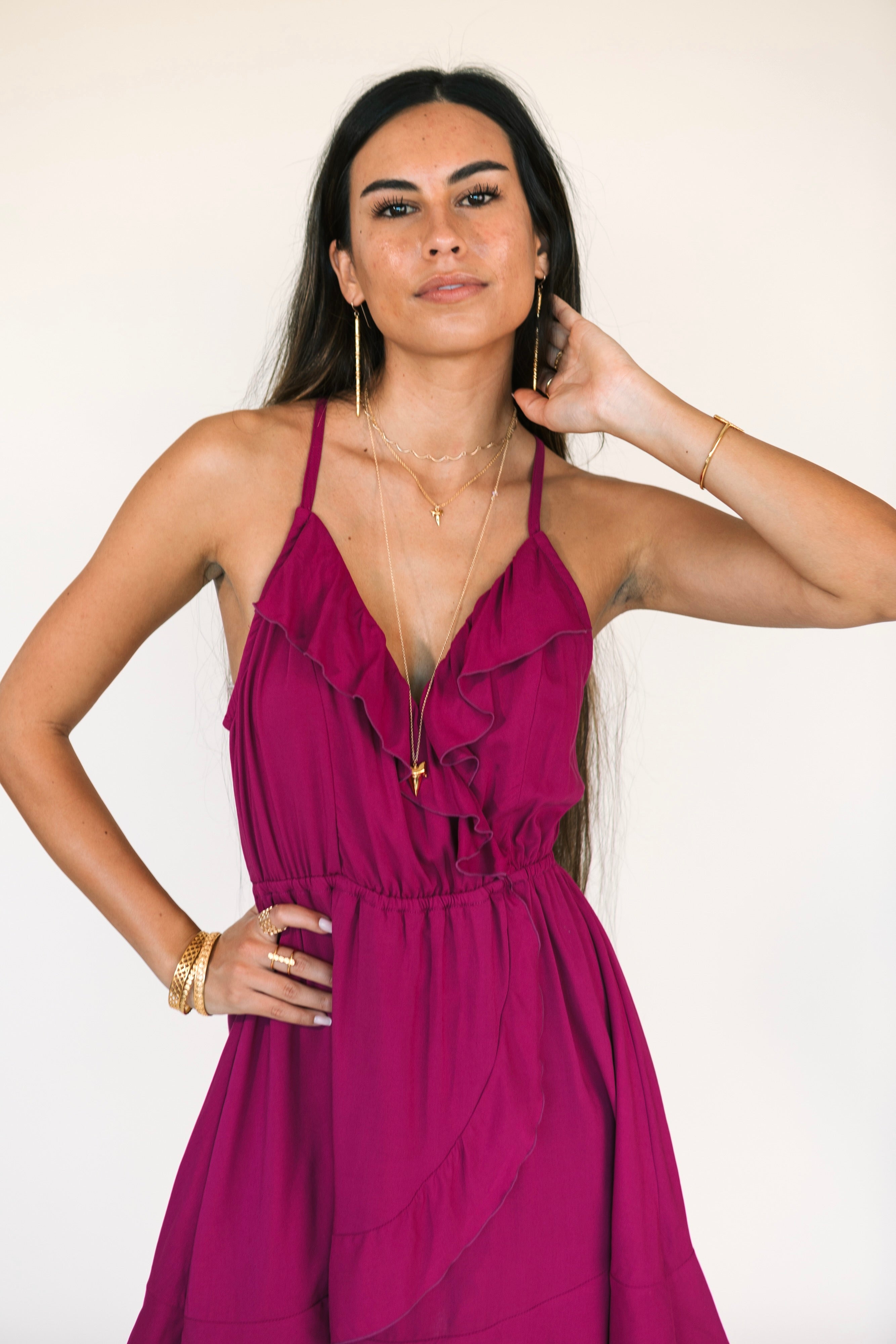 Moani Dress / Plum Khush Clothing