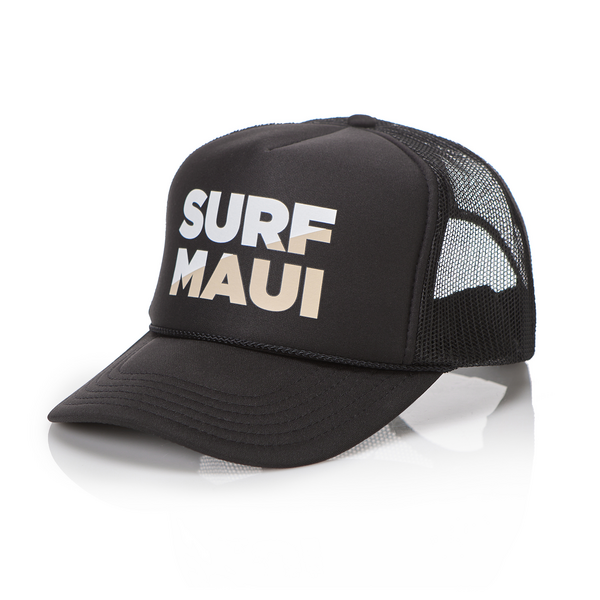 ALOHA Maui Trucker / Black Aloha Collection