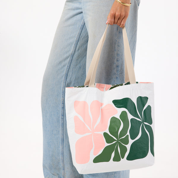 Wavy Reversible Tote / Vineyard Aloha Collection