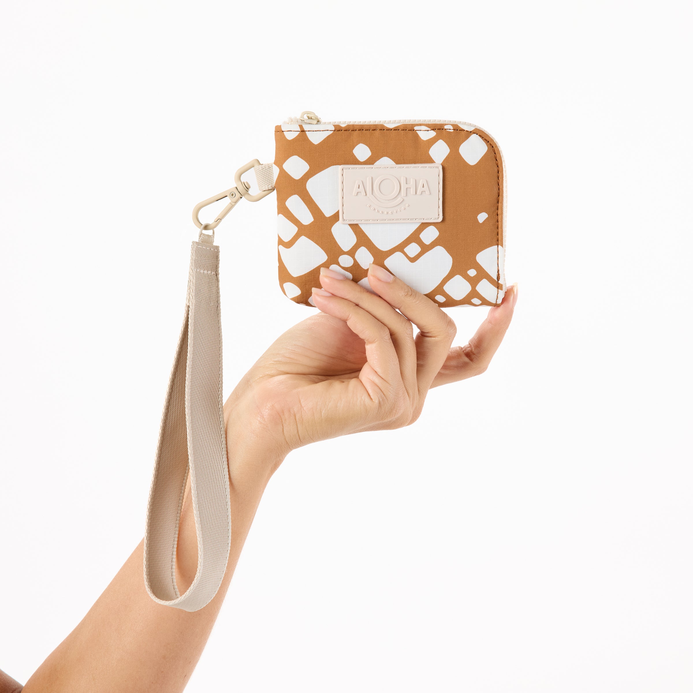 Textile Cone Wristlet / Brown Sugar Aloha Collection